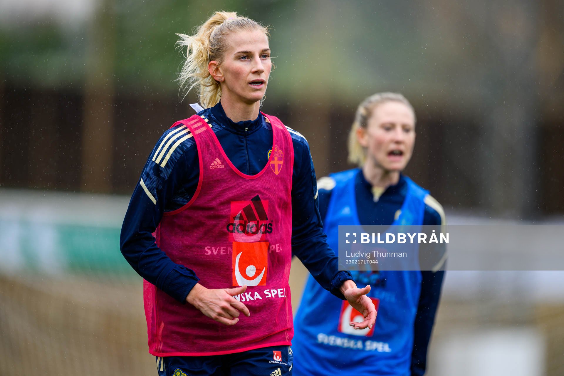 Sofia Jakobsson of the Swedish women's national football