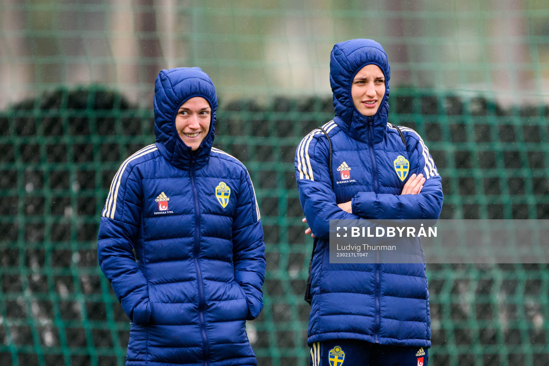 Filippa Angeldahl and Nathalie Björn of the Swedish