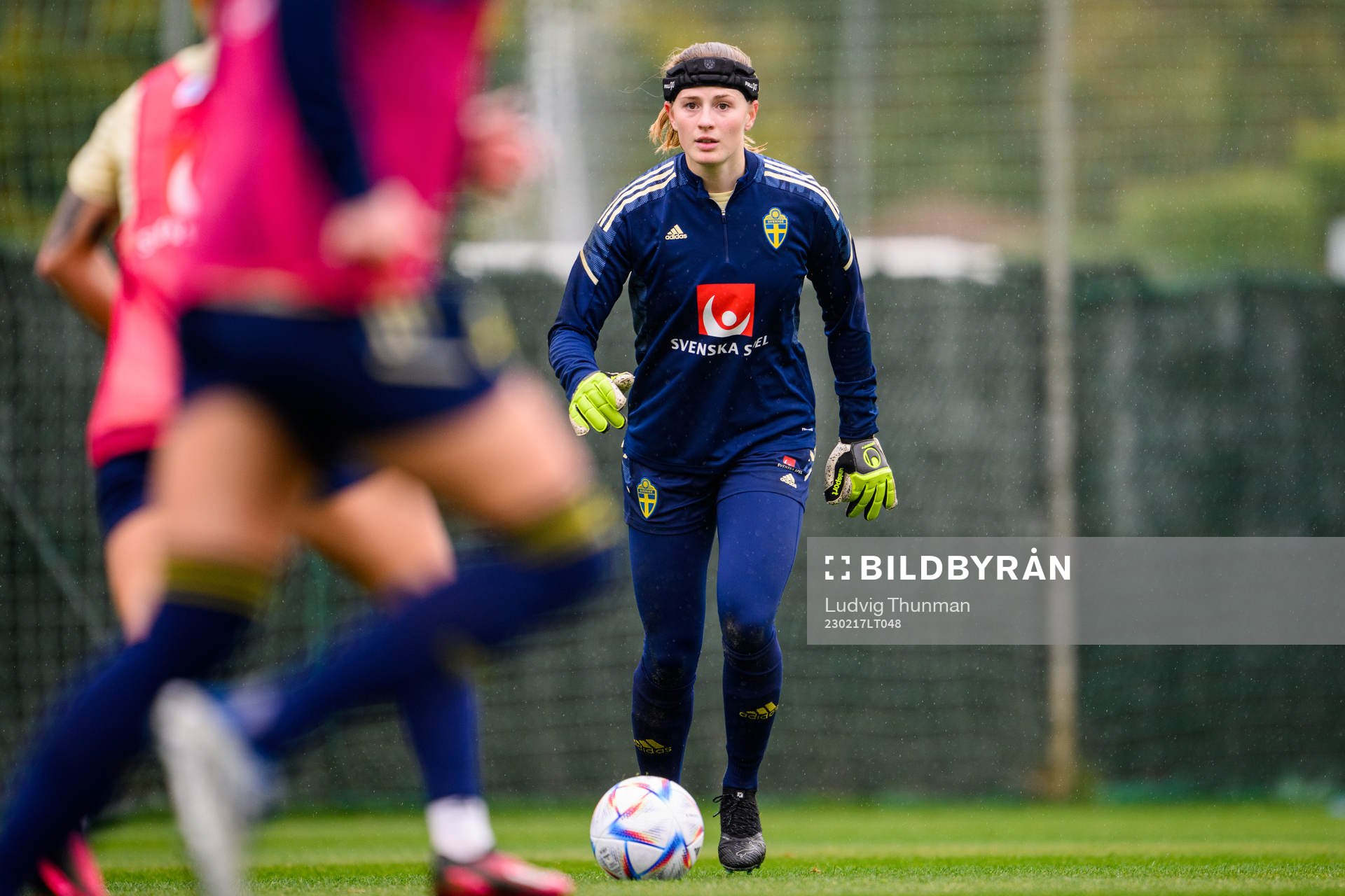 Goalkeeper Tove Enblom of the Swedish women's national