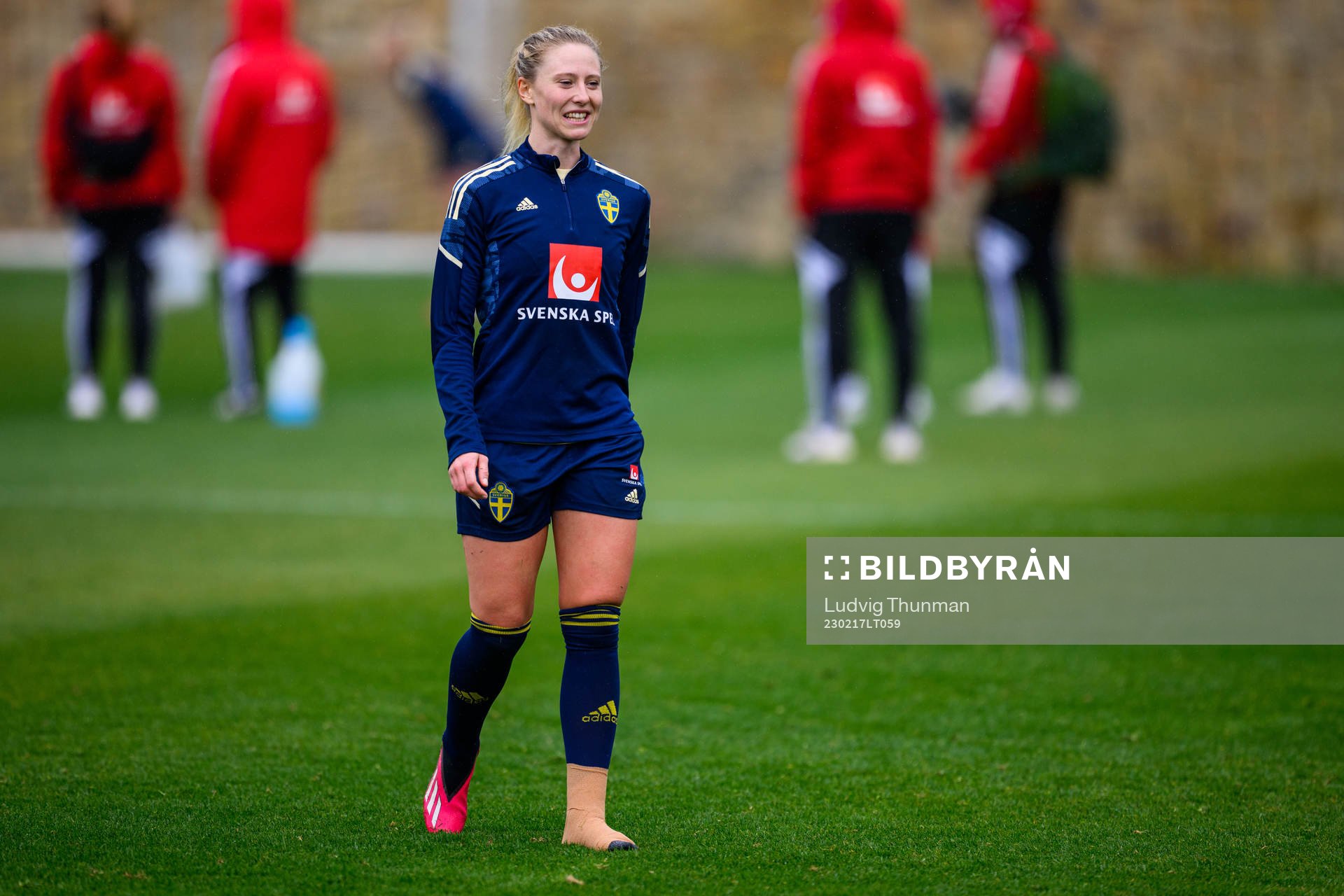 Rebecka Blomqvist of the Swedish women's national football