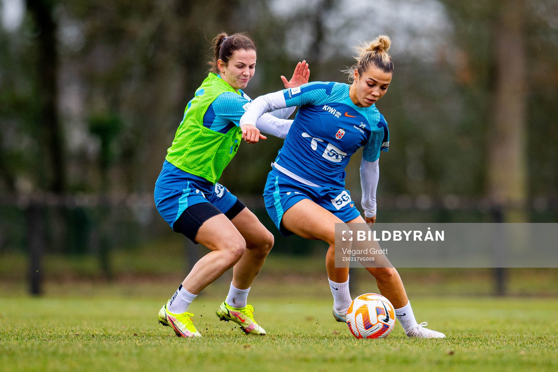 Tuva Hansen and Celin Bizet Ildhusøy of the Norwegian