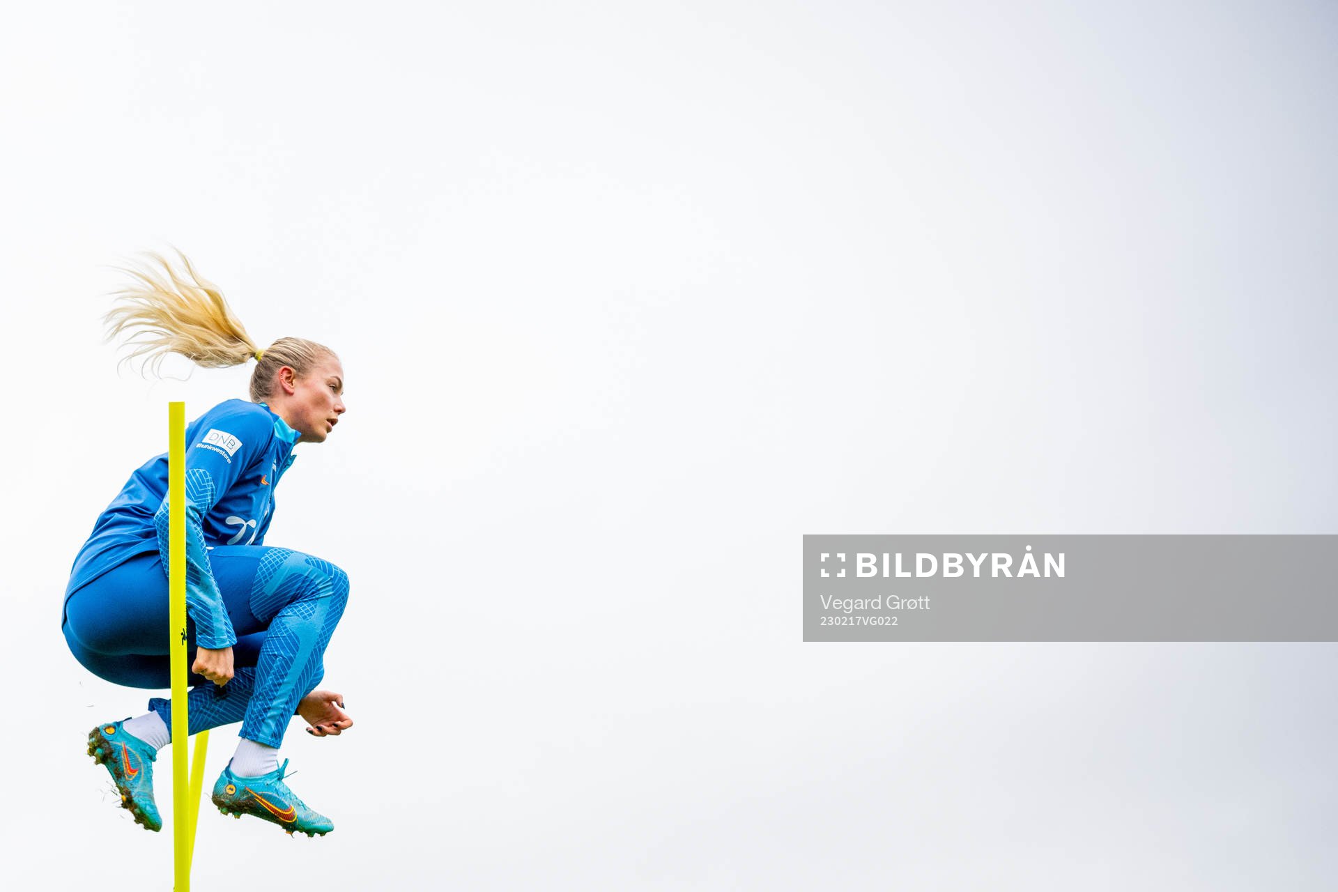 Guro Bergsvand of the Norwegian women's national football
