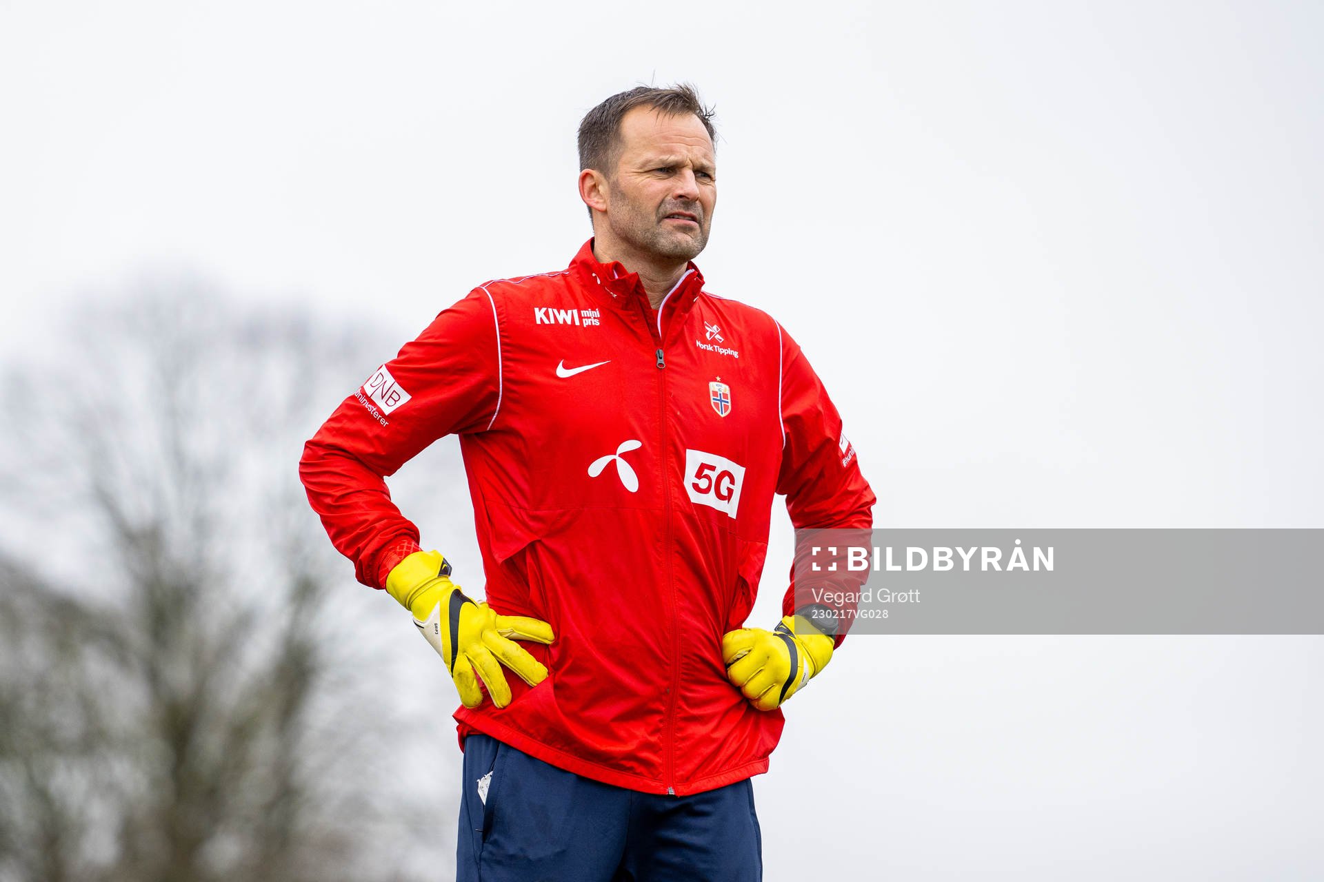 Jon Knudsen, goalkeeper coach of the Norwegian women's