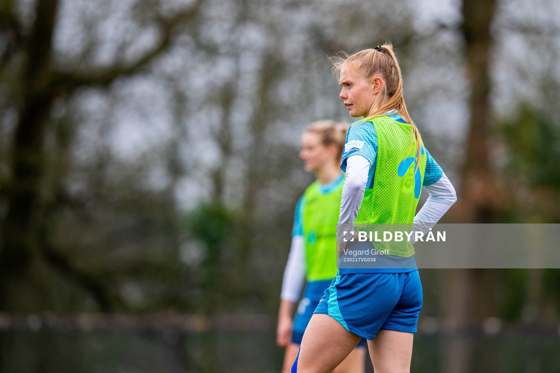 Malin Brenn of the Norwegian women's national football team