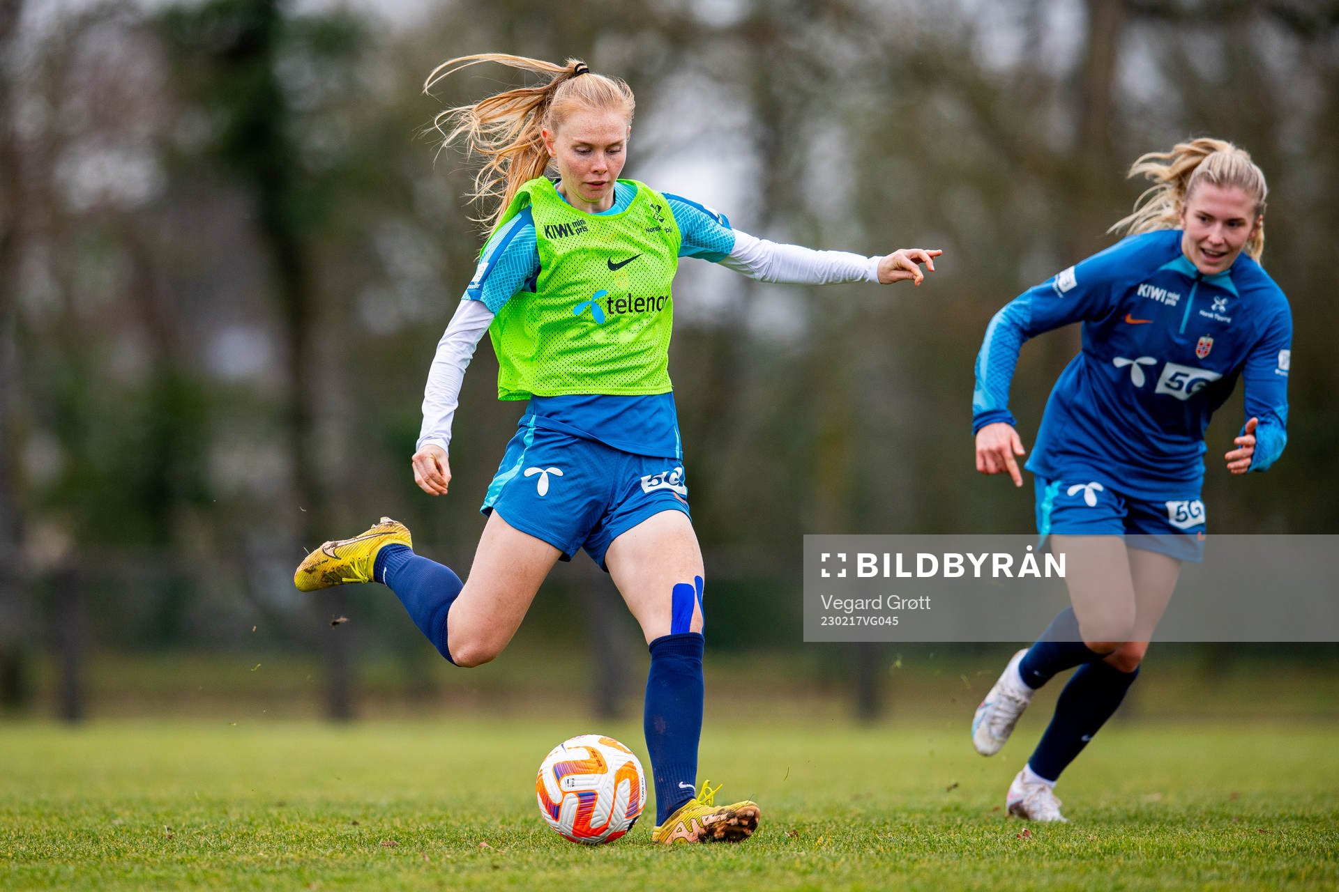 Malin Brenn and Emilie Nautnes of the Norwegian women's