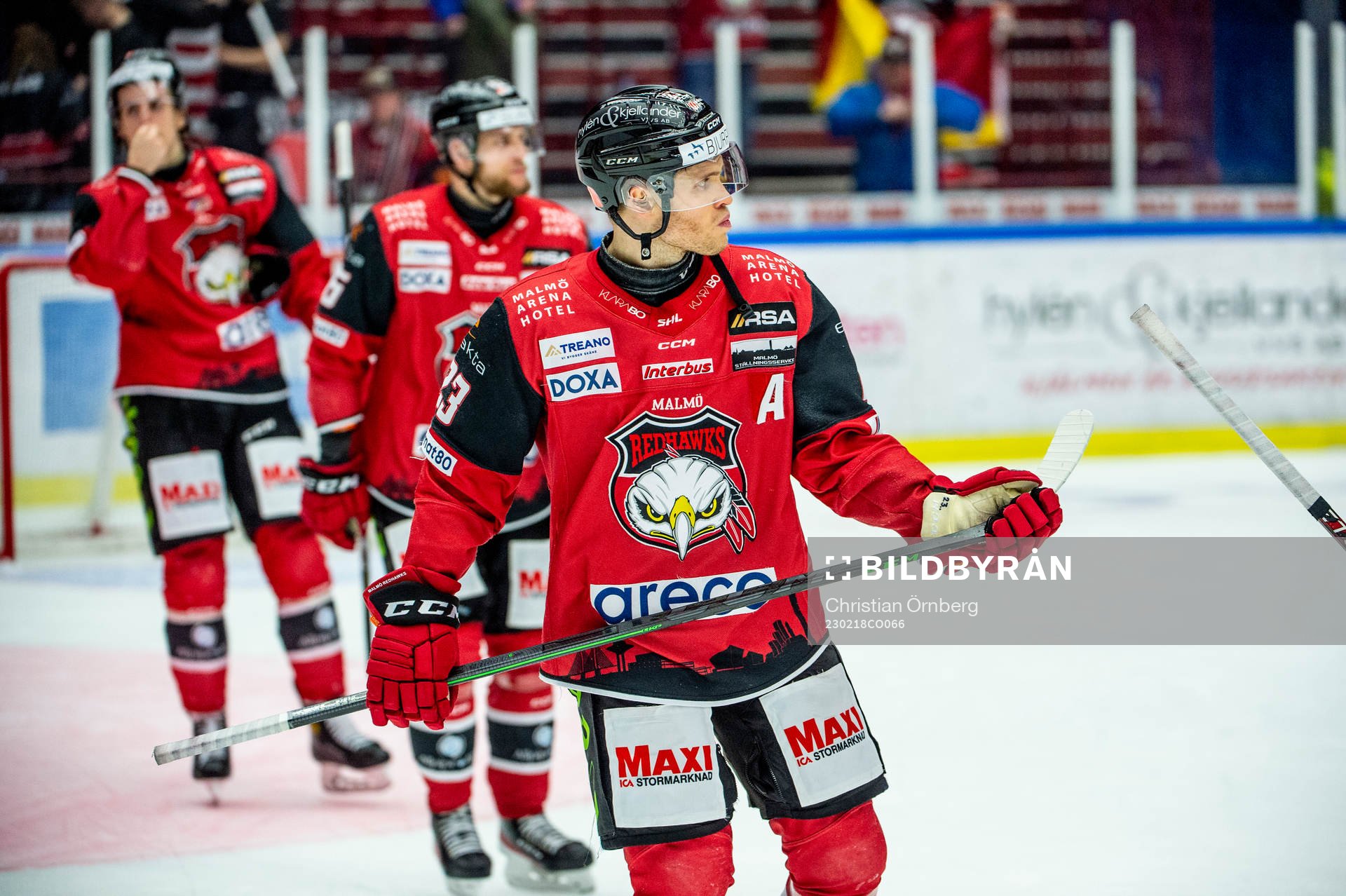 Malmö Redhawks Christoffer Forsberg deppar med