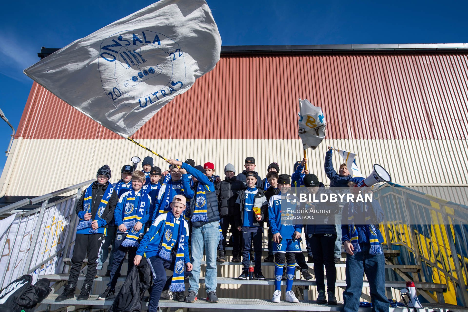 Unga Onsala supporters