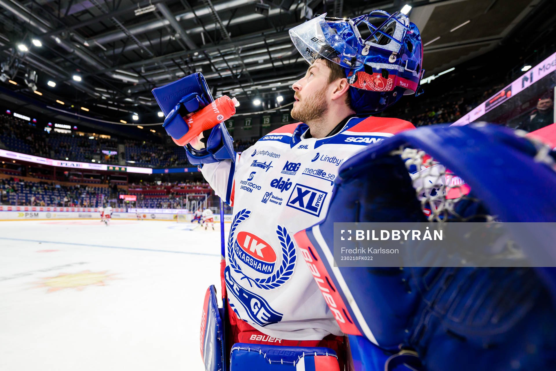 Oskarshamns målvakt Tim Juel