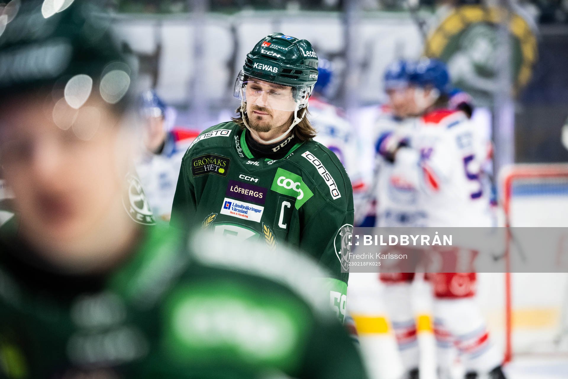 Färjestads Linus Johansson deppar