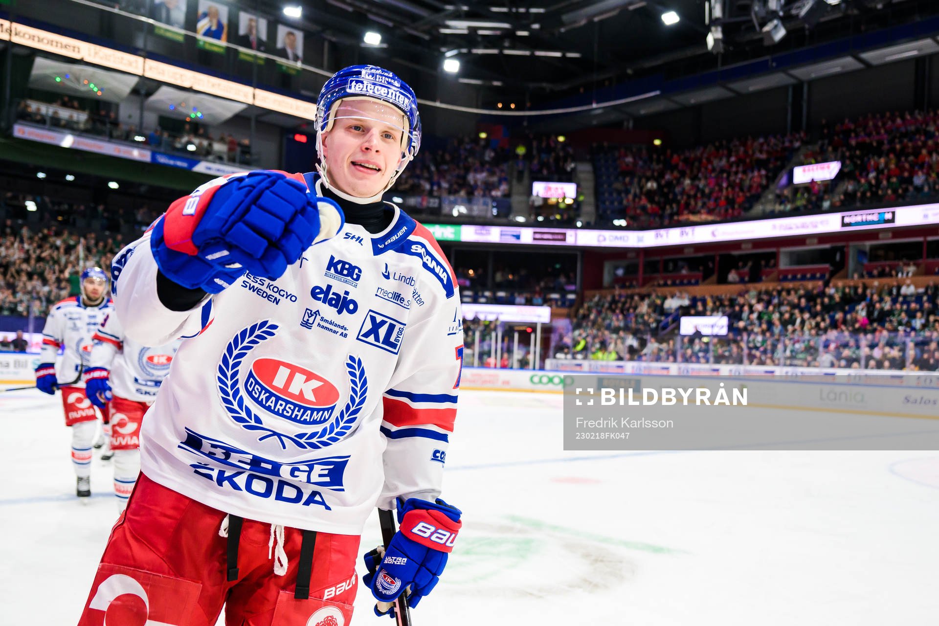 Oskarshamns Antti Suomela jublar