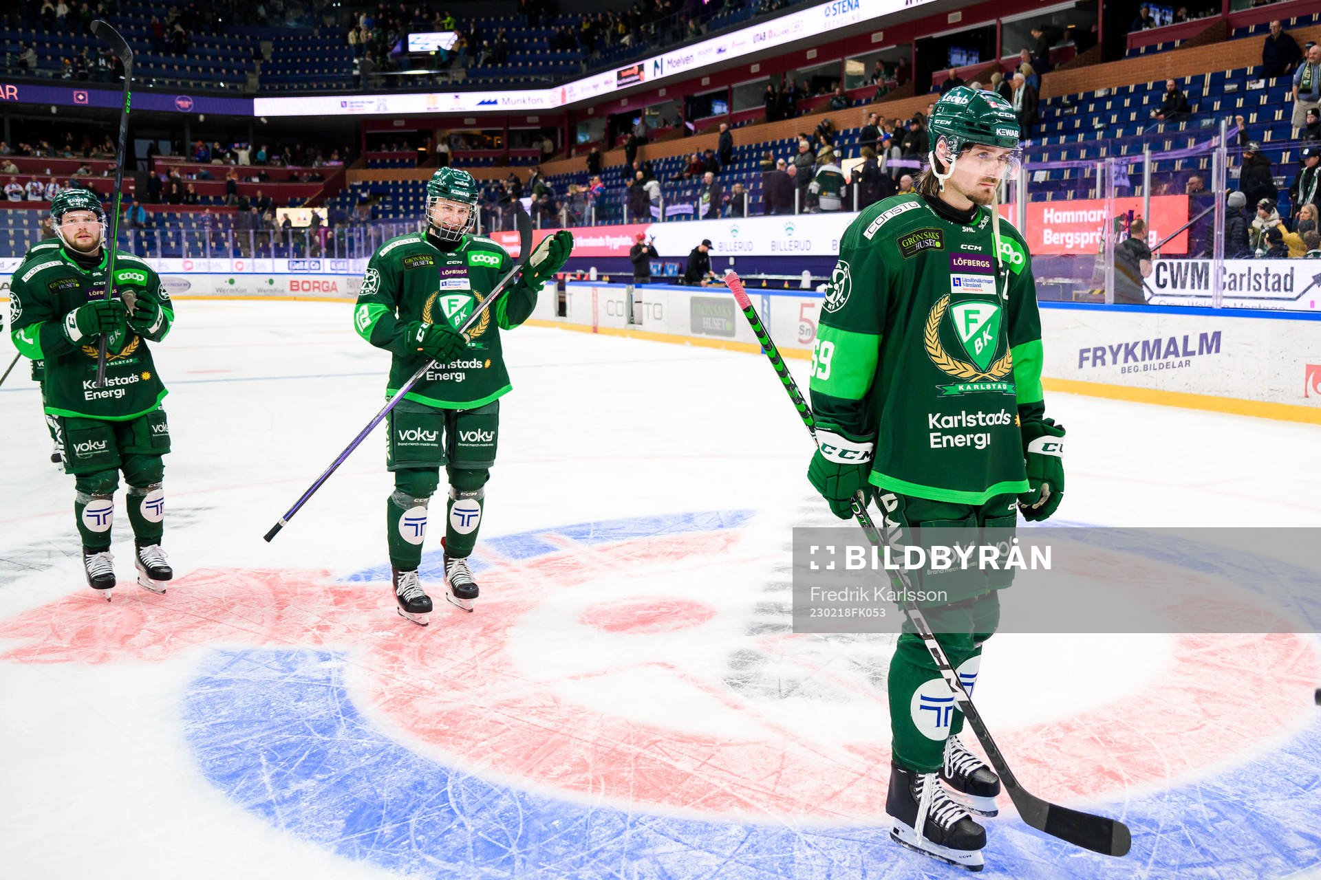 Färjestads Linus Johansson deppar