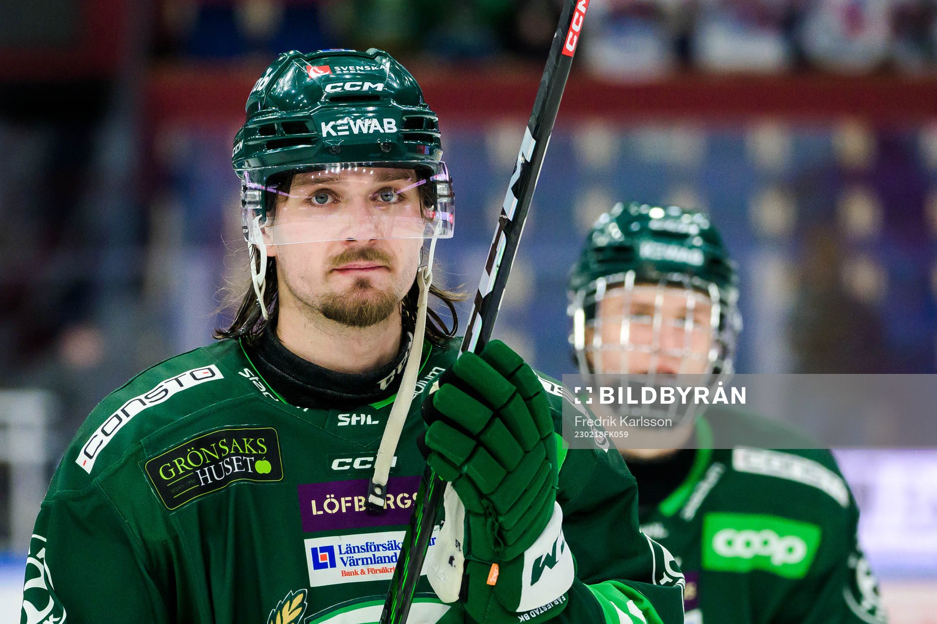 Färjestads Linus Johansson deppar