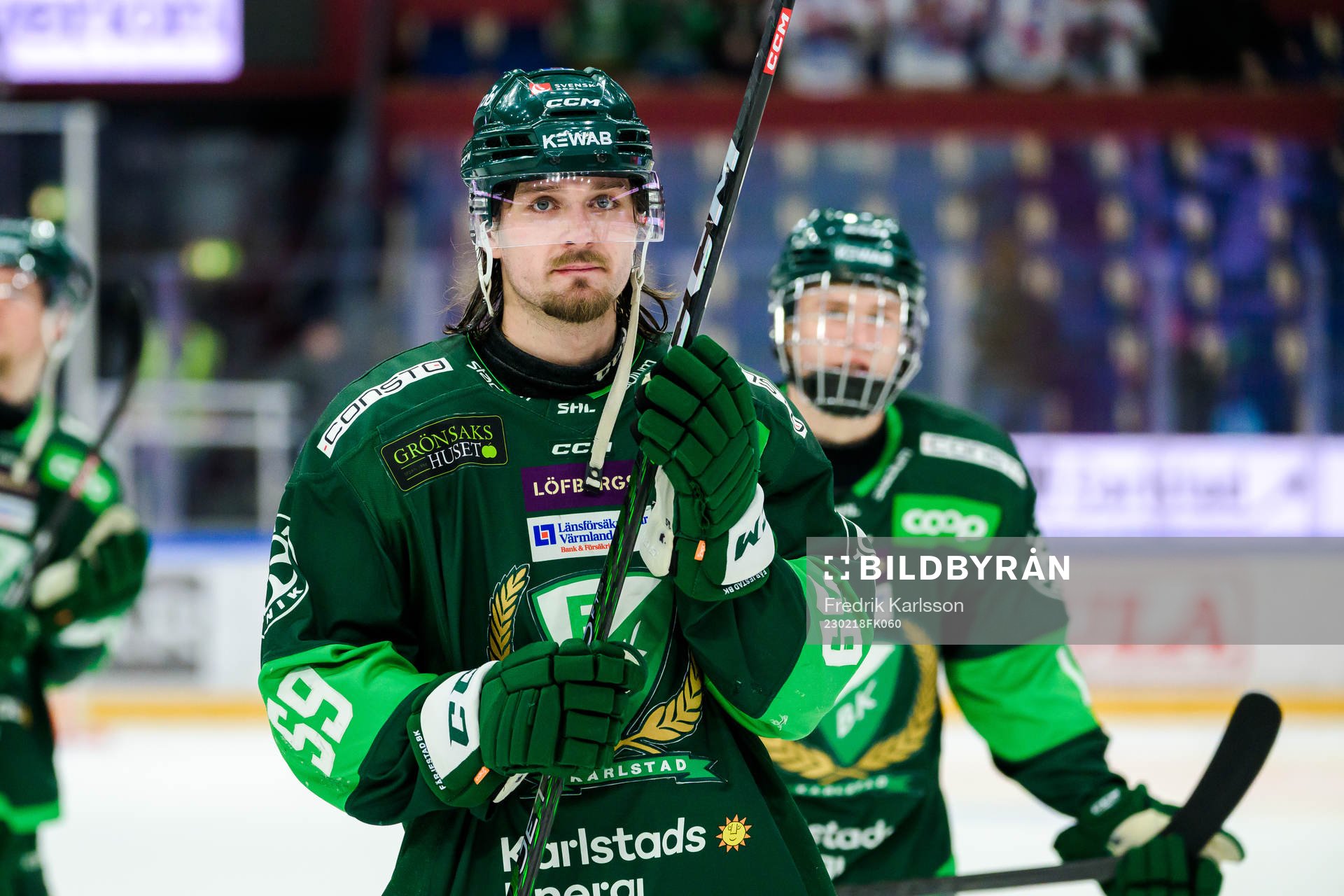 Färjestads Linus Johansson deppar