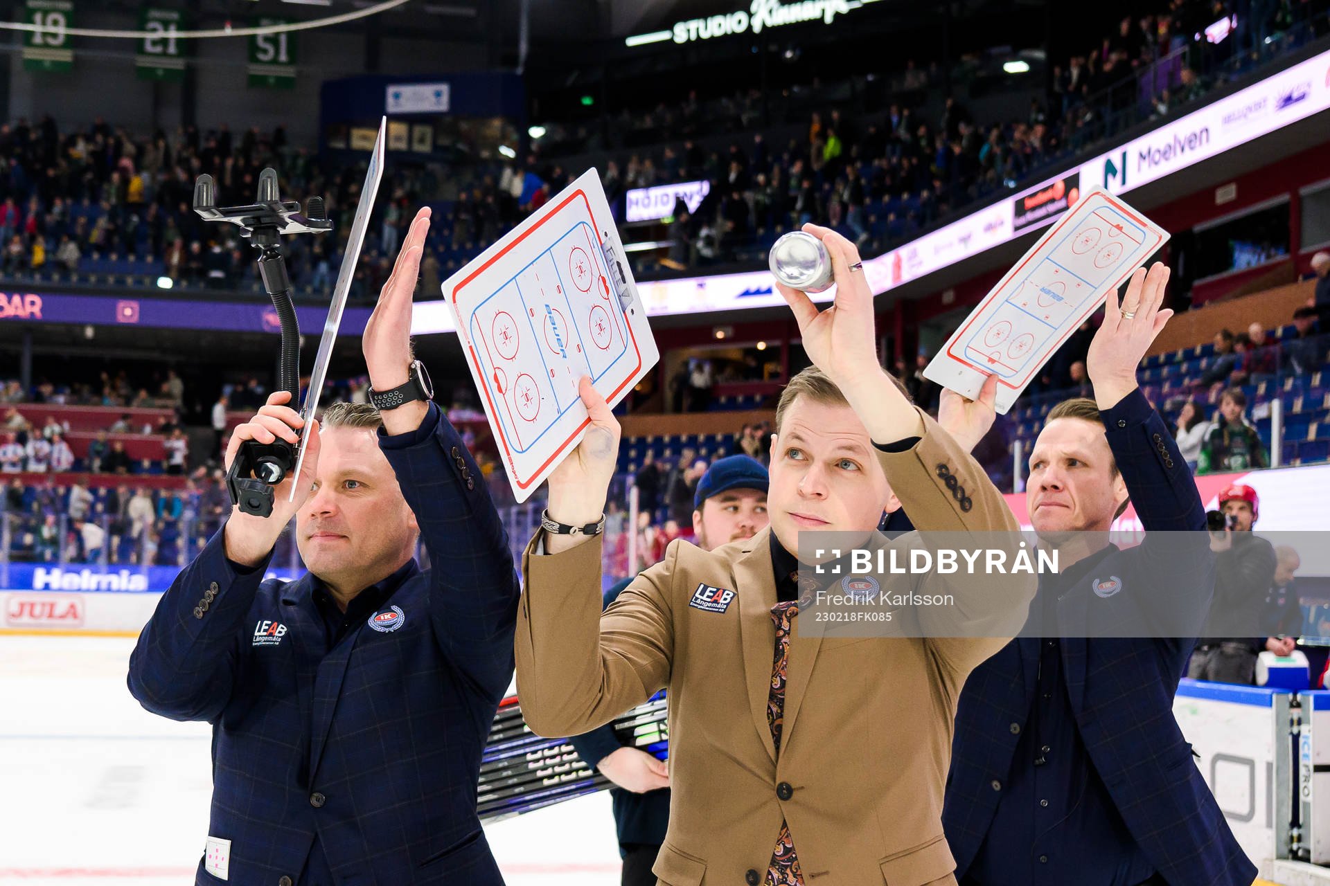Oskarshamns assisterande tränare Mikael Holmqvist,