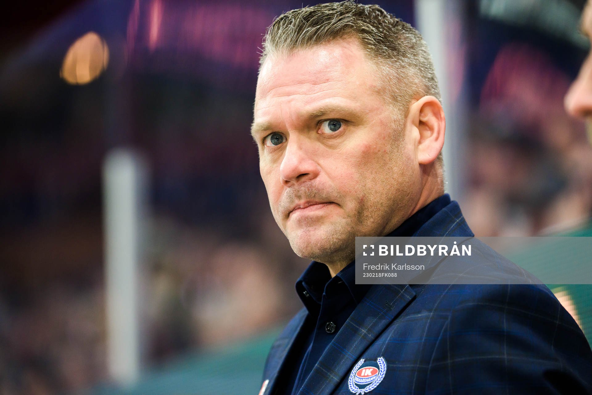 Oskarshamns assisterande tränare Mikael Holmqvist