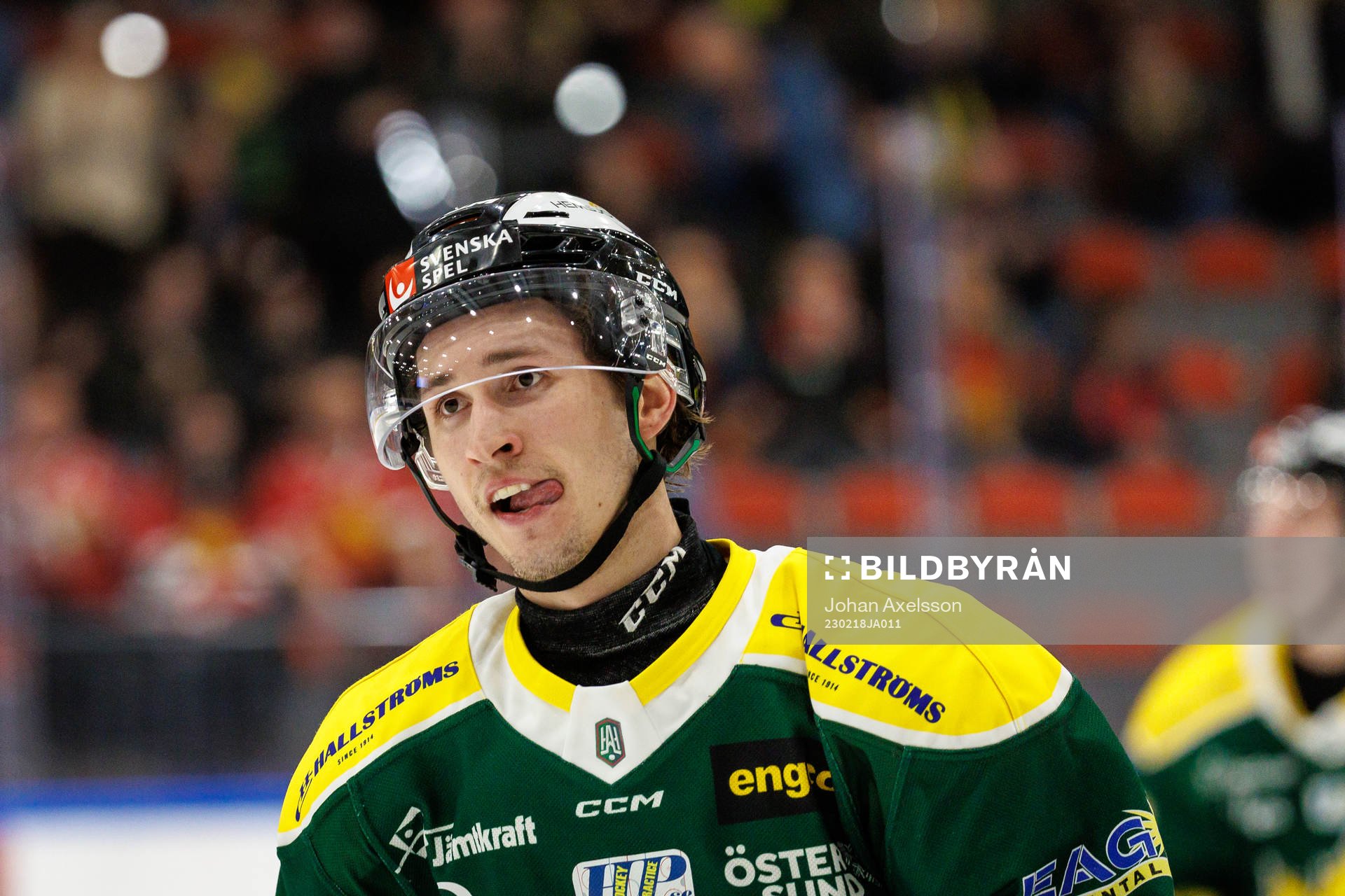 Östersunds Trey Bradley jublar