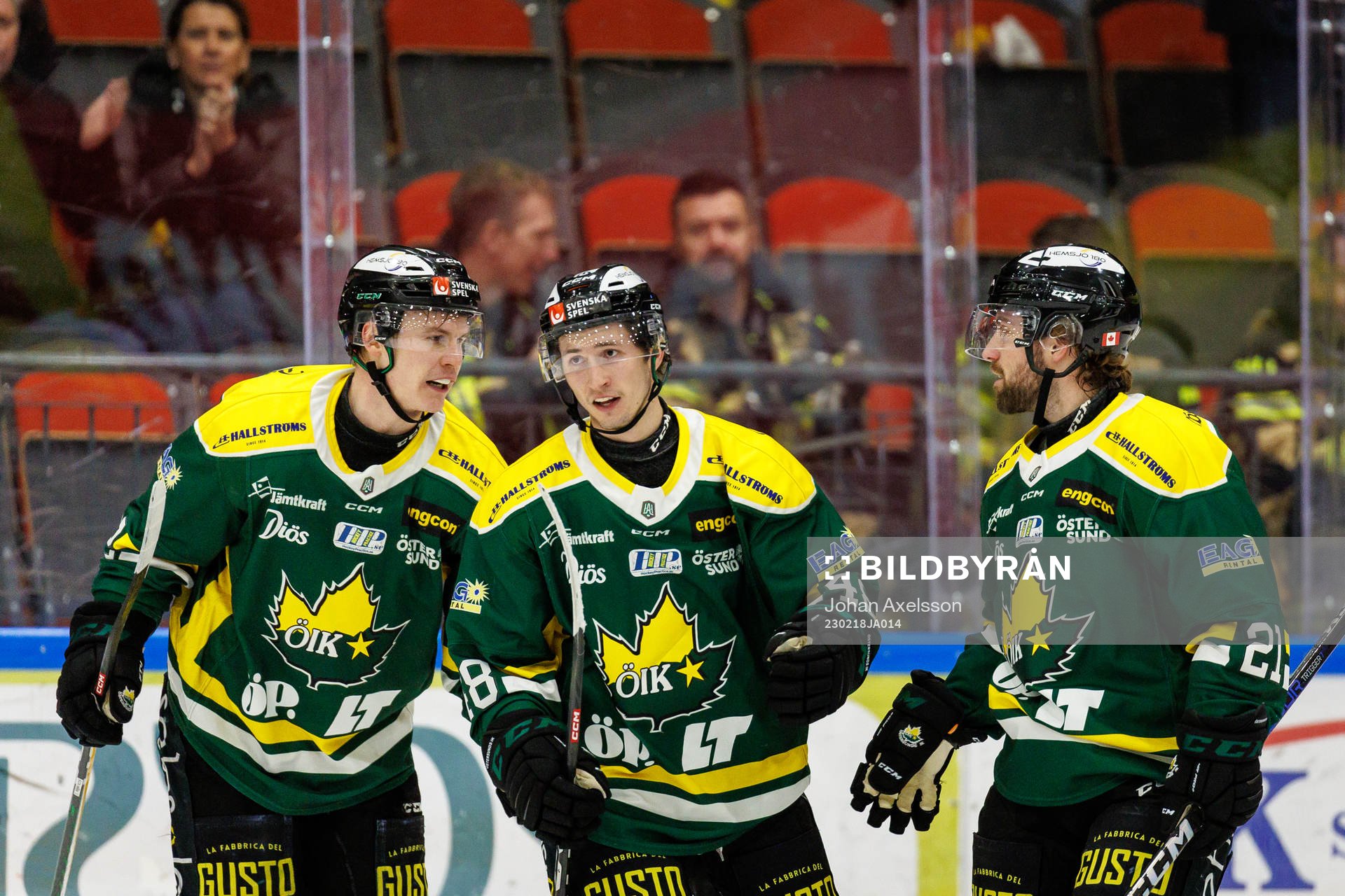 Östersunds Trey Bradley jublar