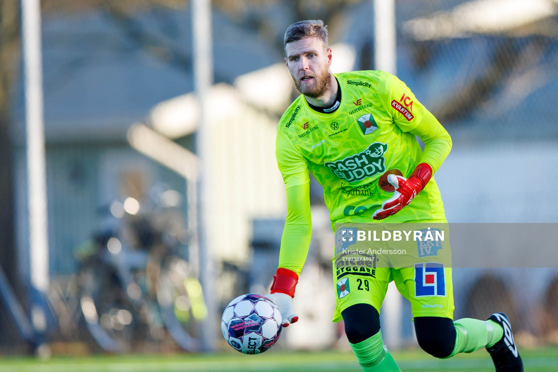 Varbergs målvakt Fredrik Andersson