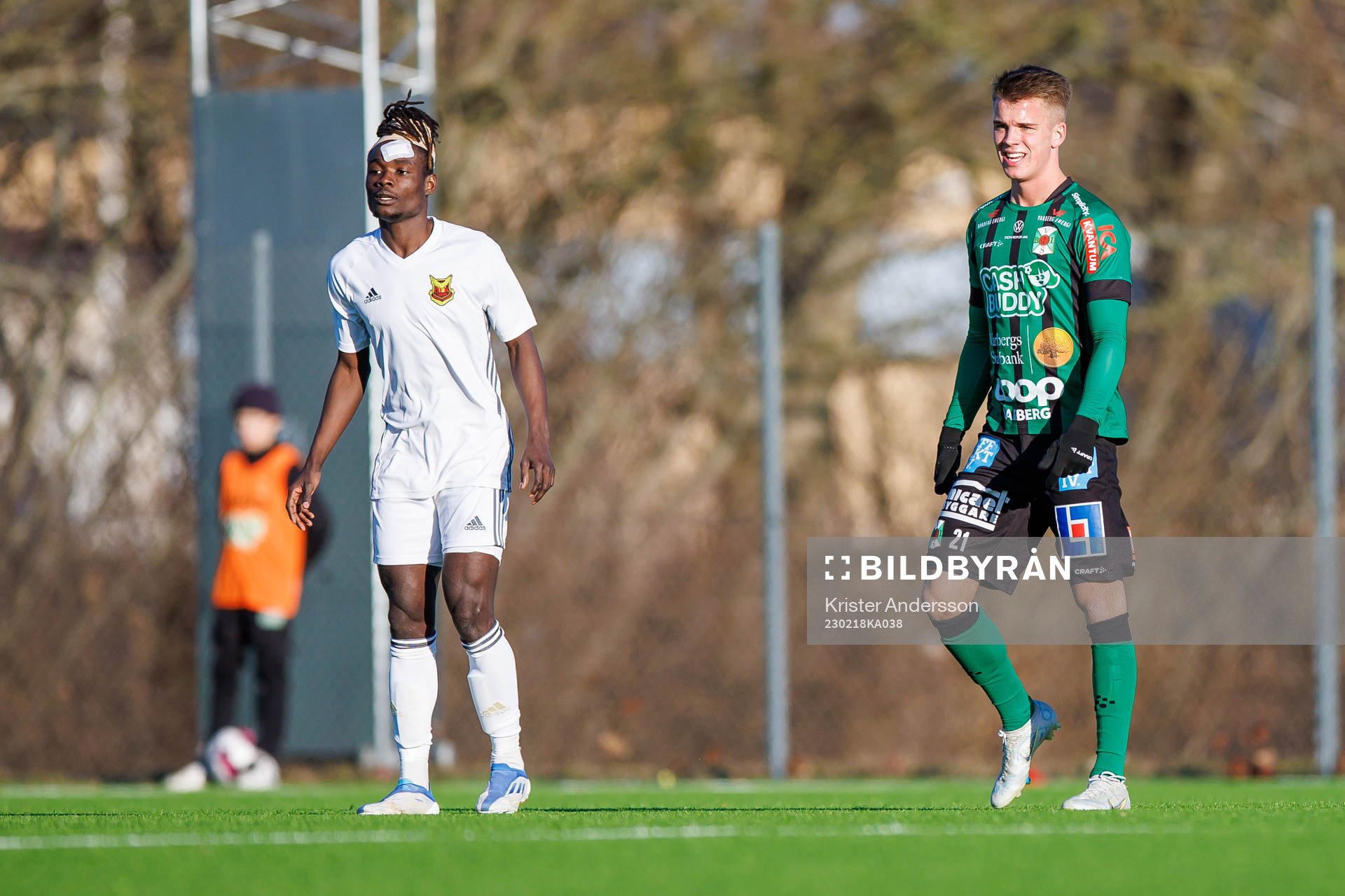Östersunds Yannick Armel Assiedou Adjoumani och Varbergs