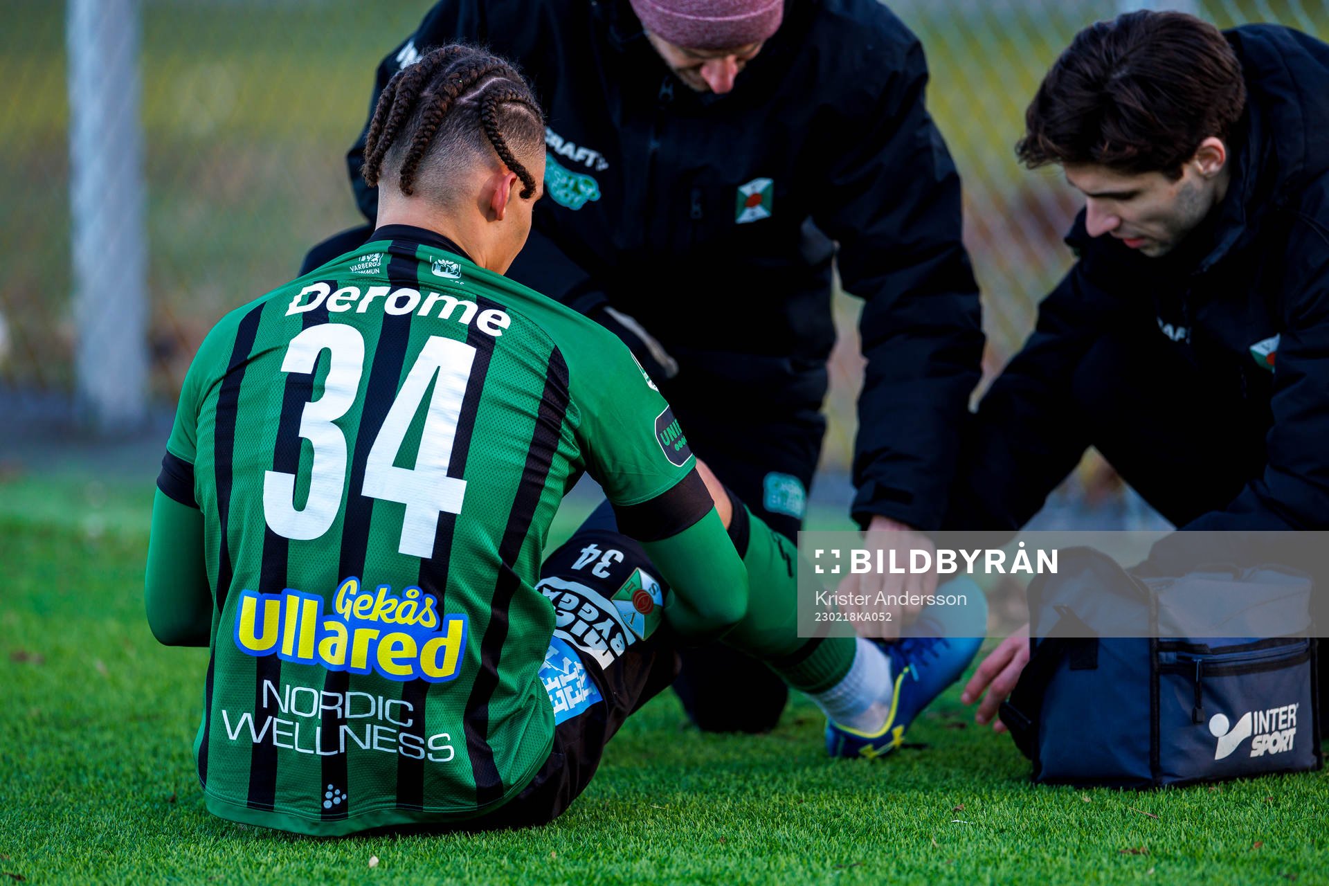 Varbergs Maxime Anne Marie Sainte får behandling