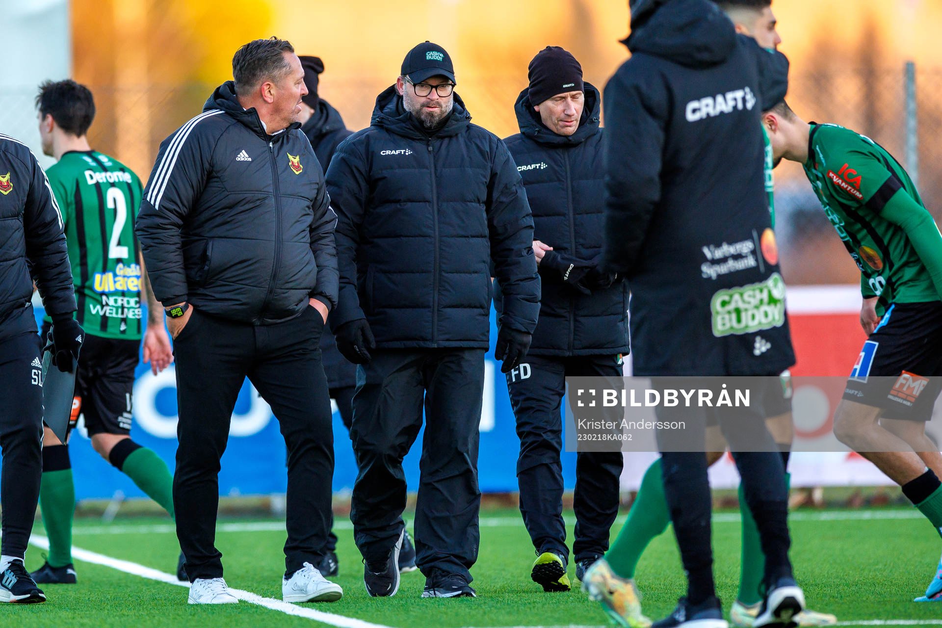 Östersunds tränare Magnus Powell och Varbergs