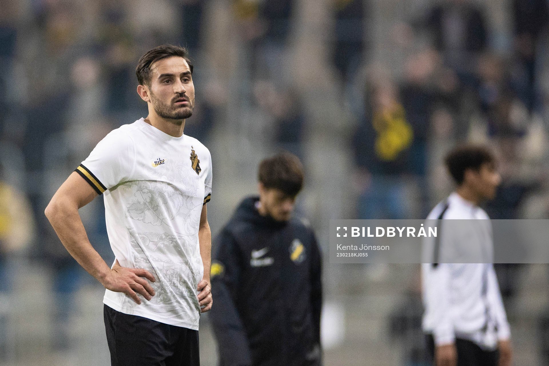 s Sotirios Papagiannopoulos deppar  fotbollsmatchen i