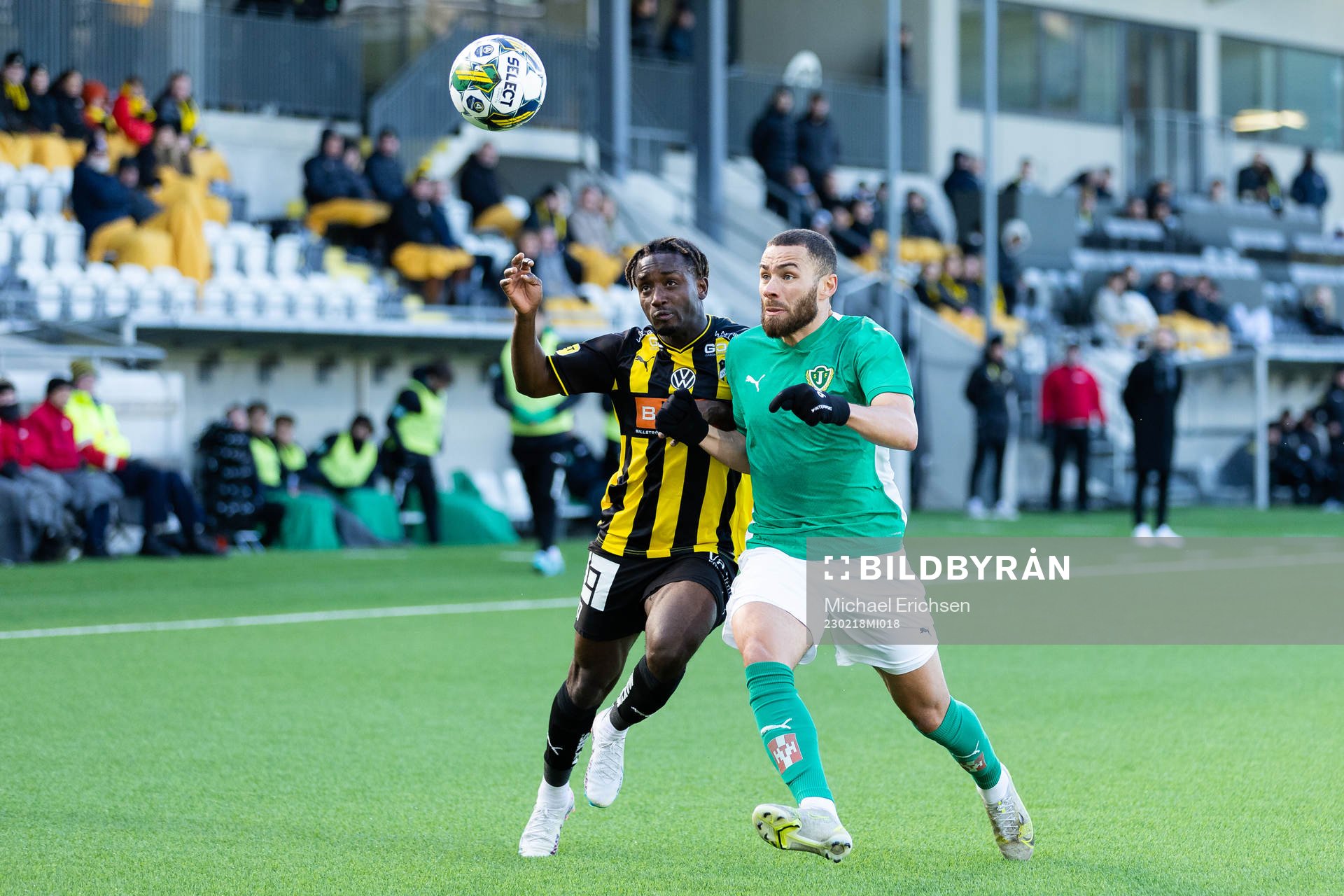 Häckens Ibrahim Sadiq och Jönköpings Södras Malkolm
