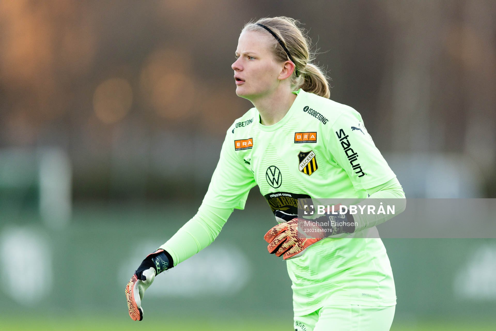 Häckens målvakt Kajsa Wallem