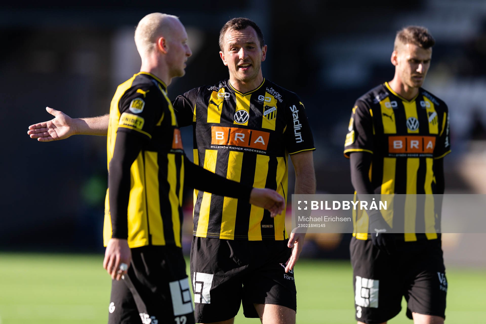 Häckens Valgeir Fridriksson, Even Hovland och Johan Hammar