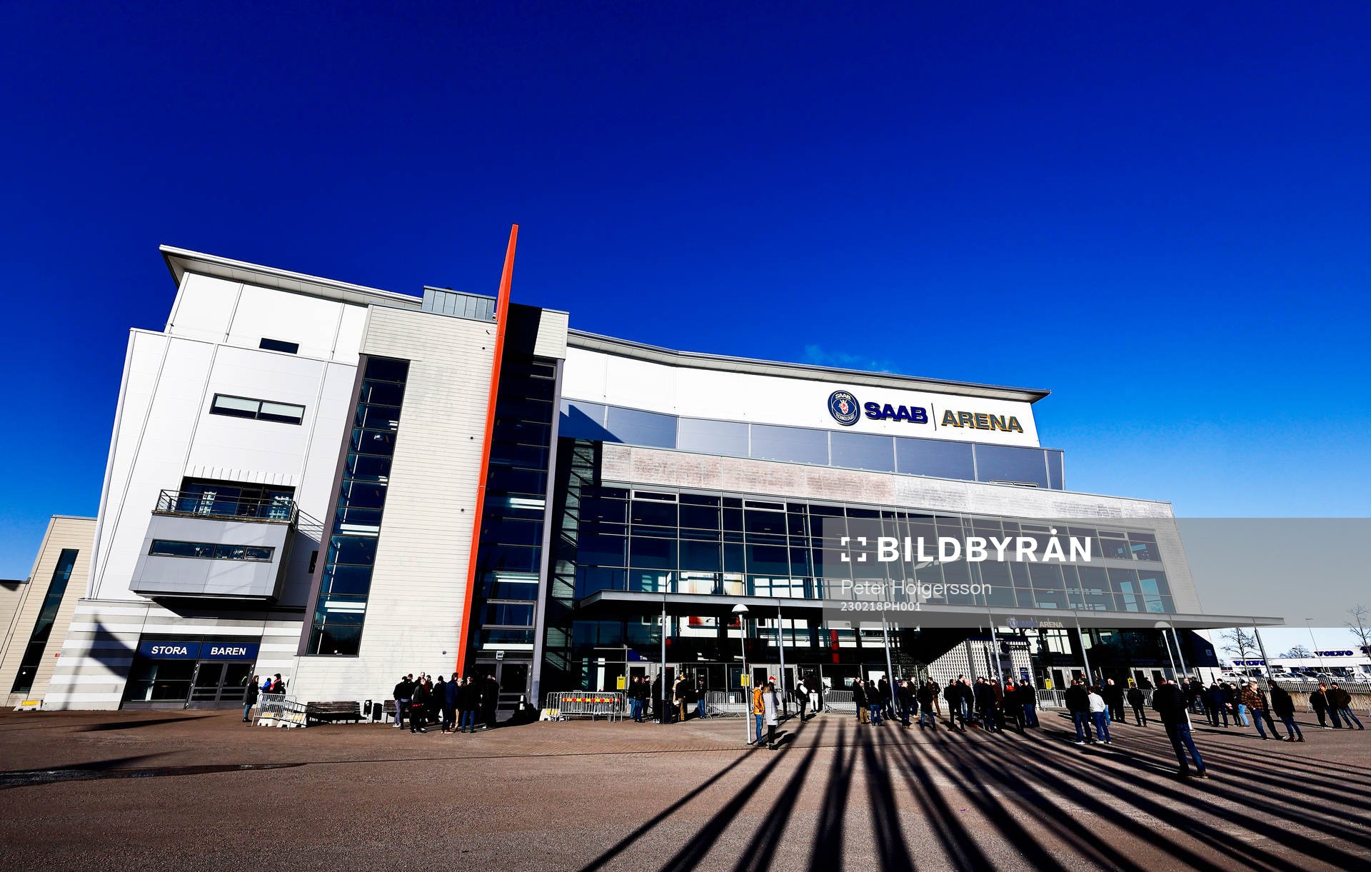 SAAB Arena före ishockeymatchen i SHL mellan Linköping