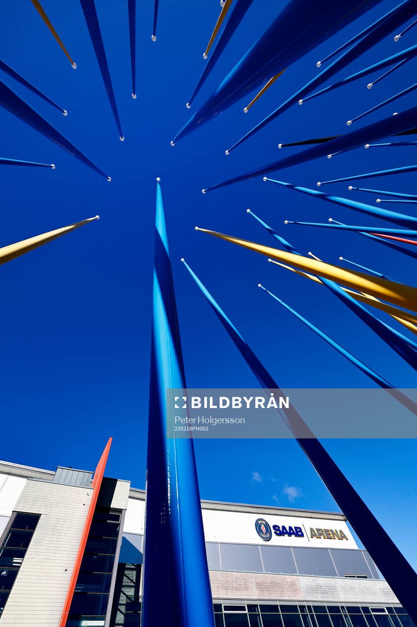 SAAB Arena före ishockeymatchen i SHL mellan Linköping