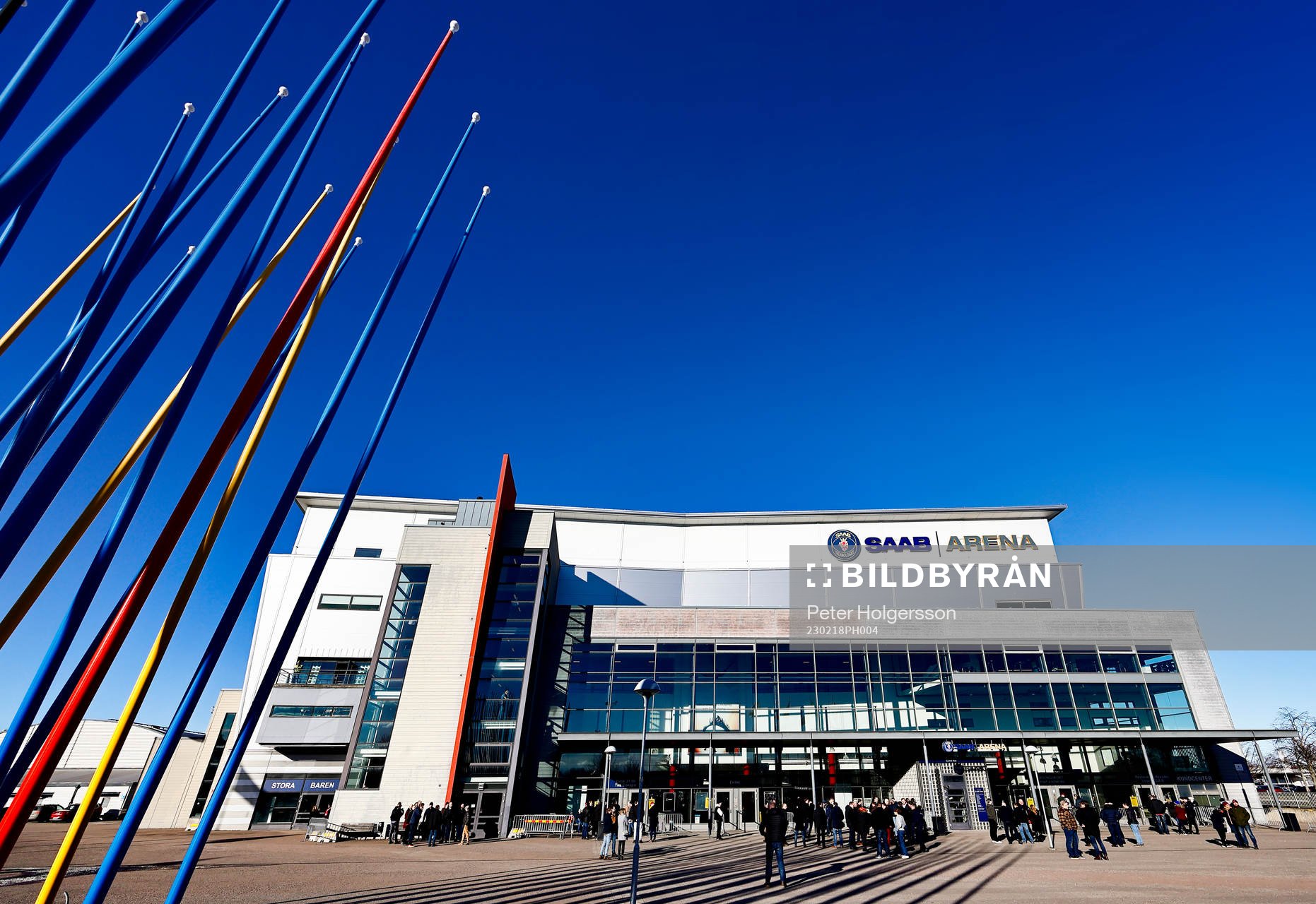 SAAB Arena före ishockeymatchen i SHL mellan Linköping