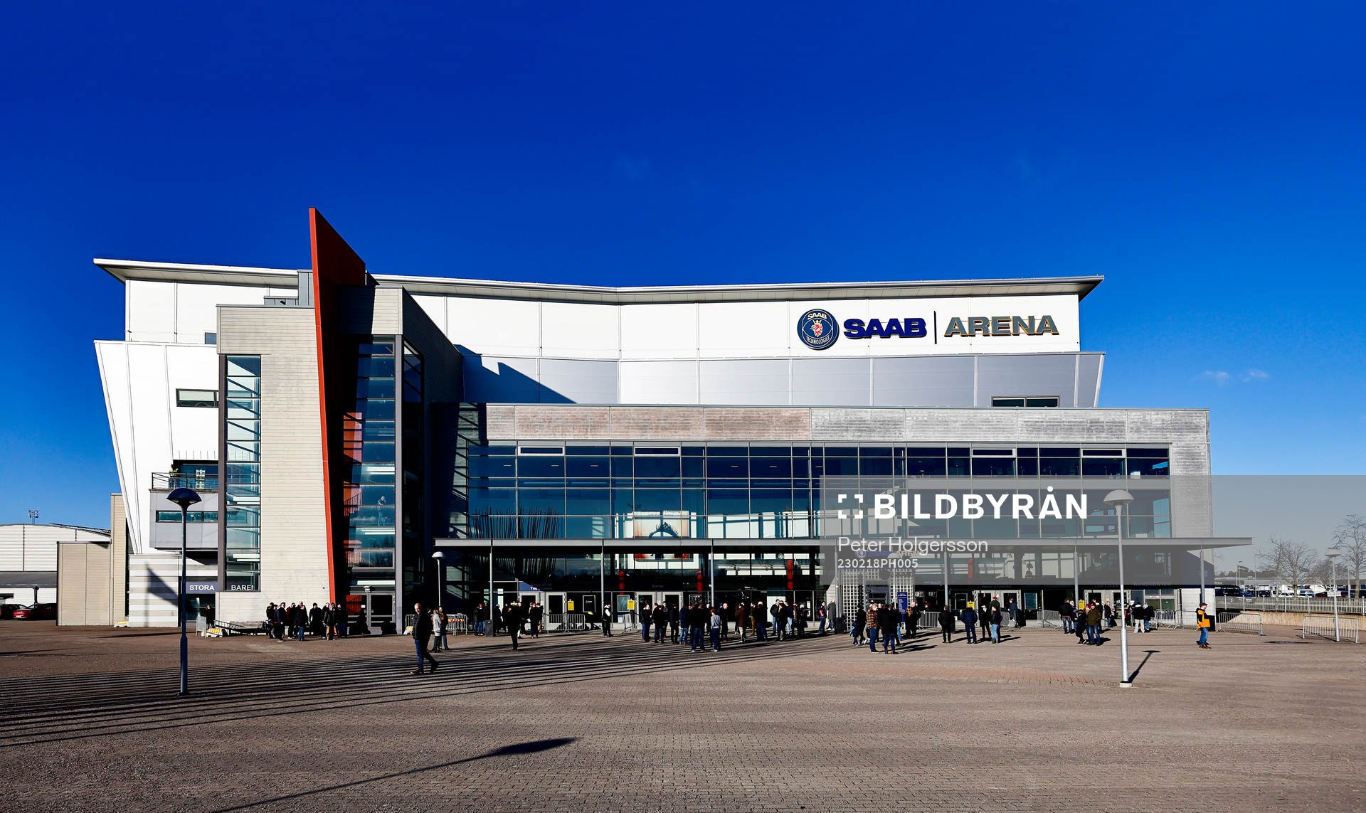 SAAB Arena före ishockeymatchen i SHL mellan Linköping