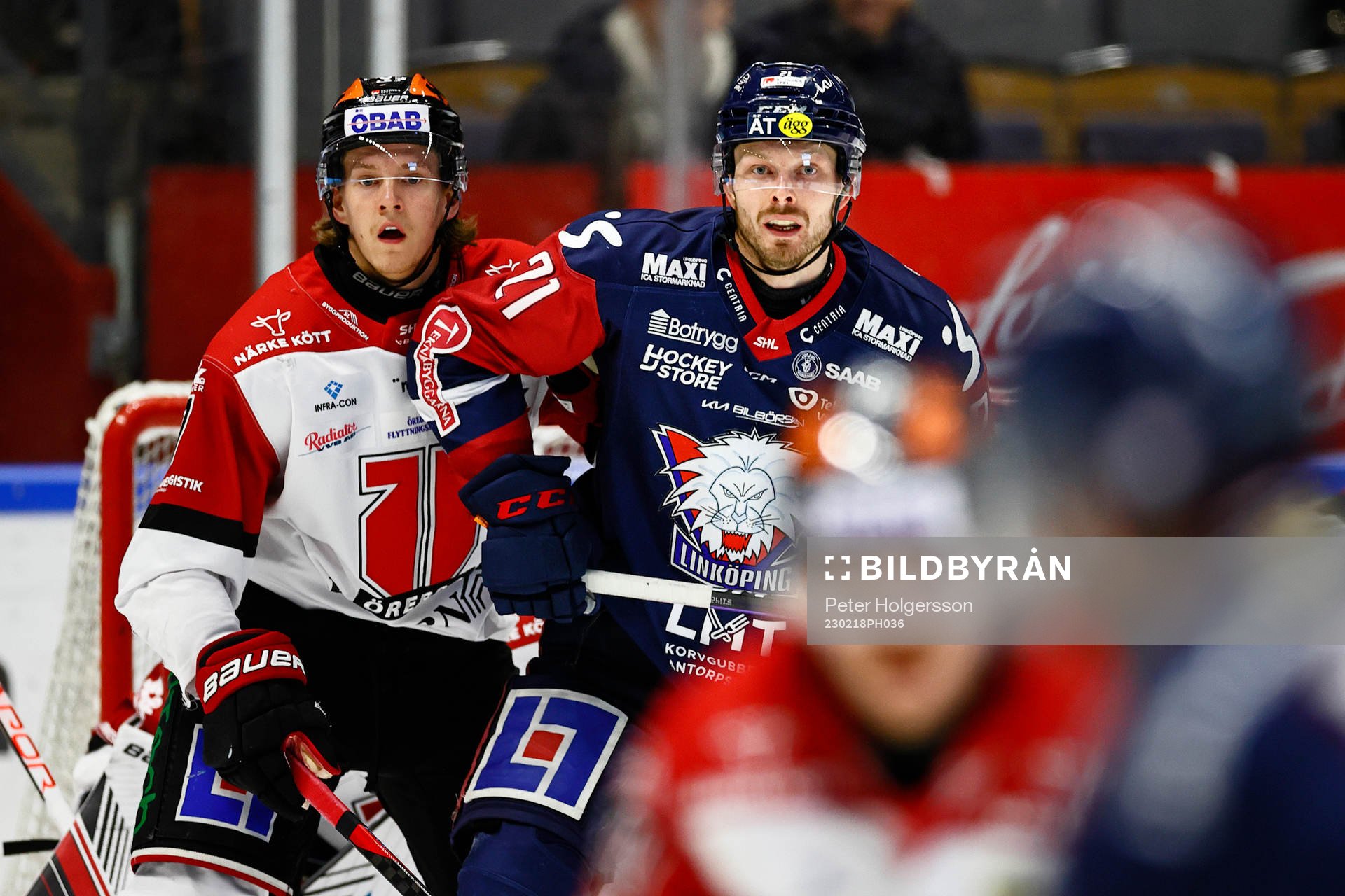 Örebros Robert Leino och Linköpings Christoffer Ehn