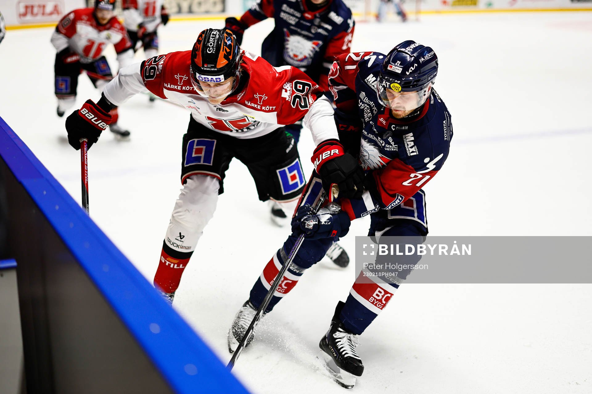 Örebros Milton Oscarson och Linköpings Christoffer Ehn