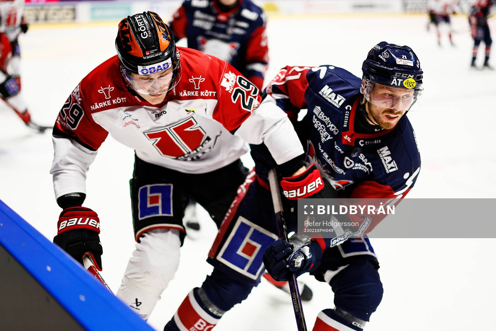 Örebros Milton Oscarson och Linköpings Christoffer Ehn