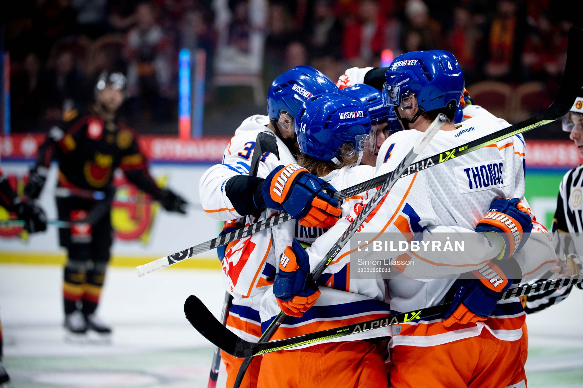 Tapparas Niko Ojamäki celebrates with team mates