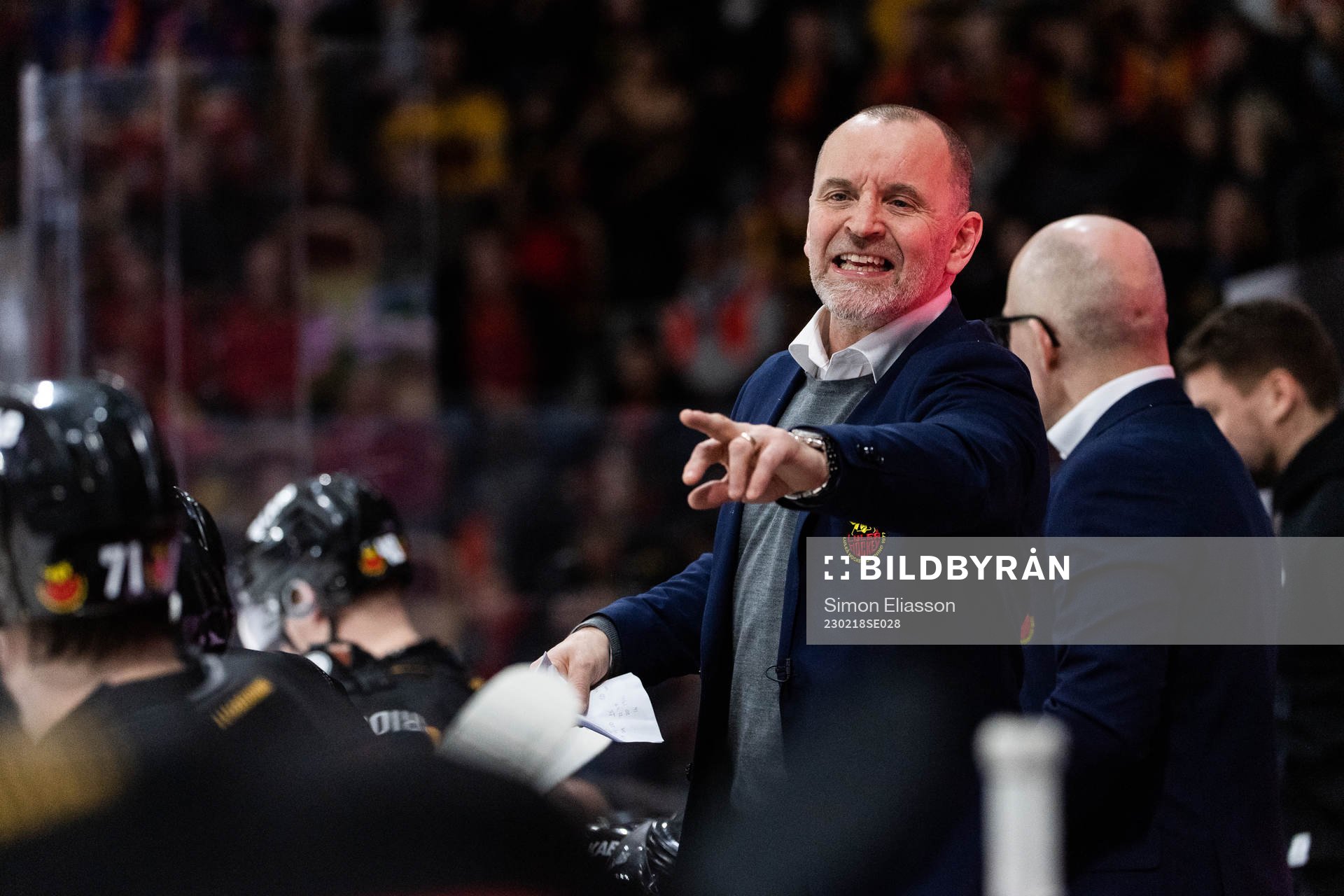 Luleås head coach Thomas Berglund