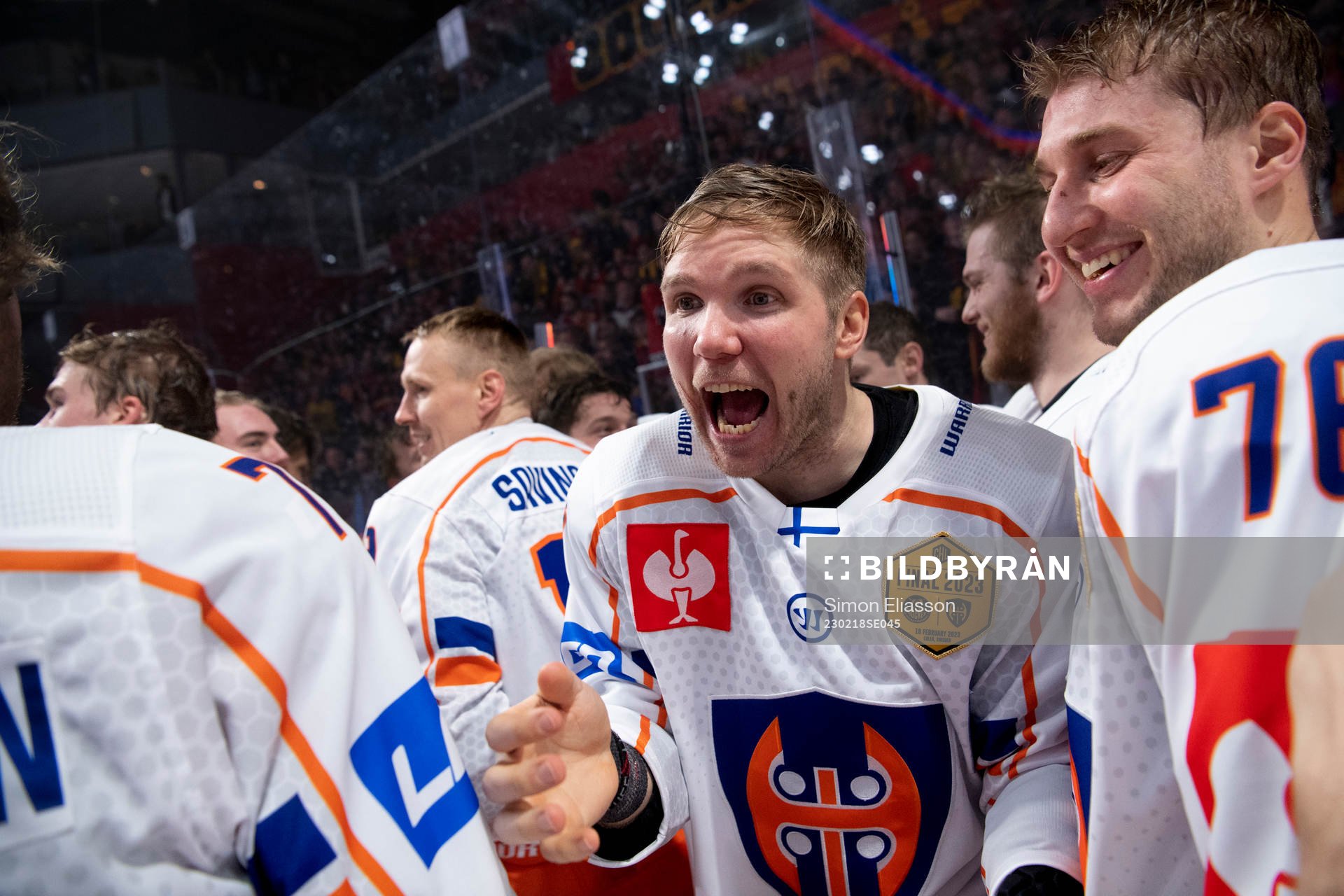 Tapparas Valtteri Kemiläinen celebrates