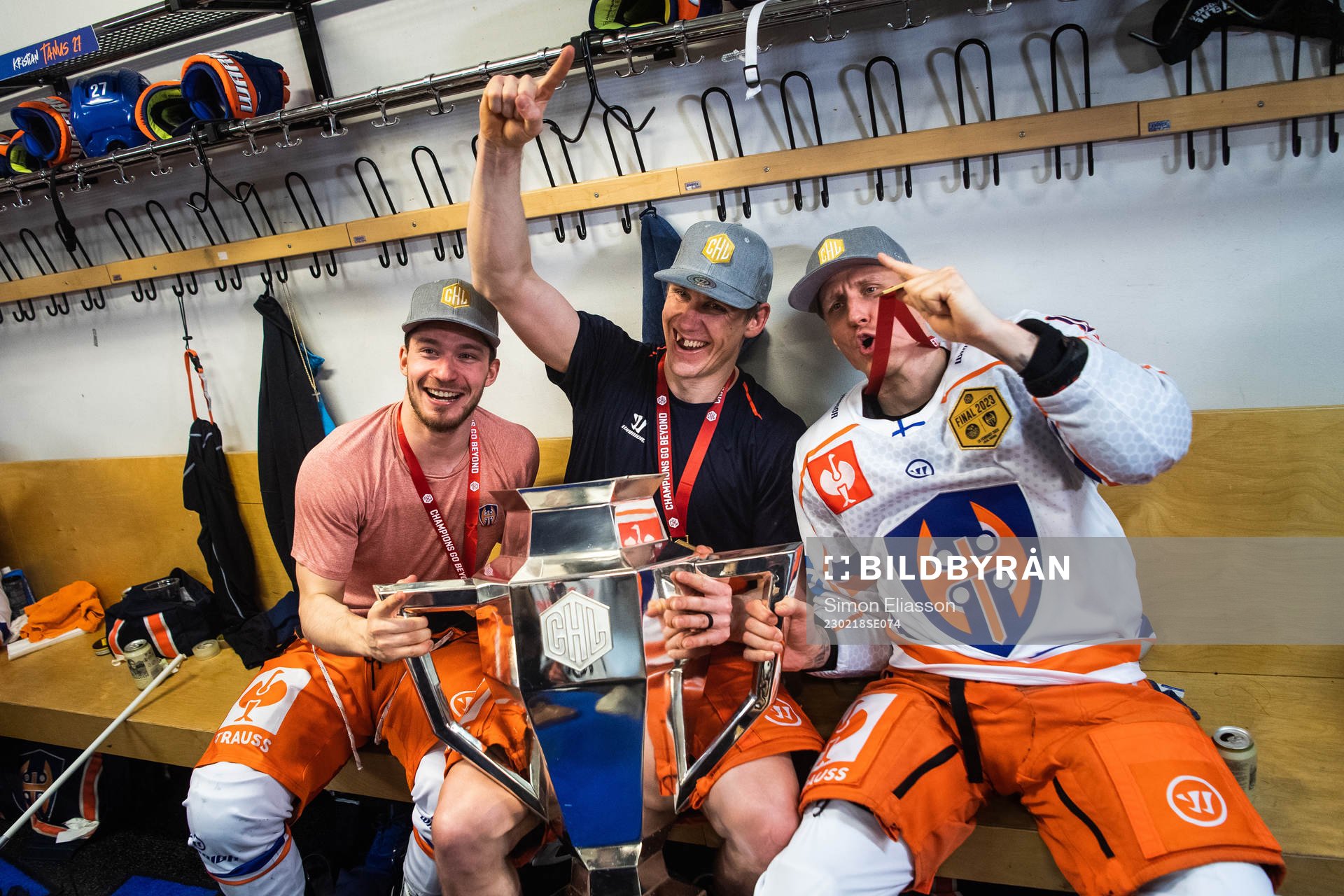 Tapparas Kristian Tanus, Jori Lehterä and Veli Matti