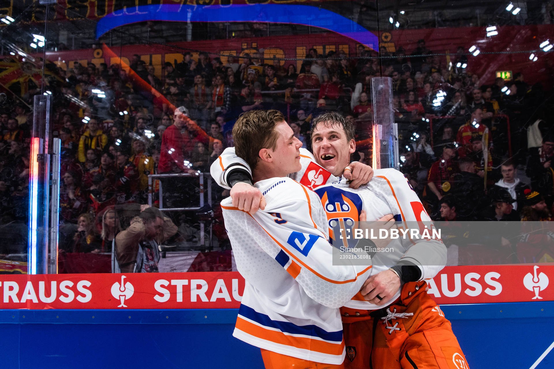 Tapparas Waltteri Merelä and Jori Lehterä celebrates