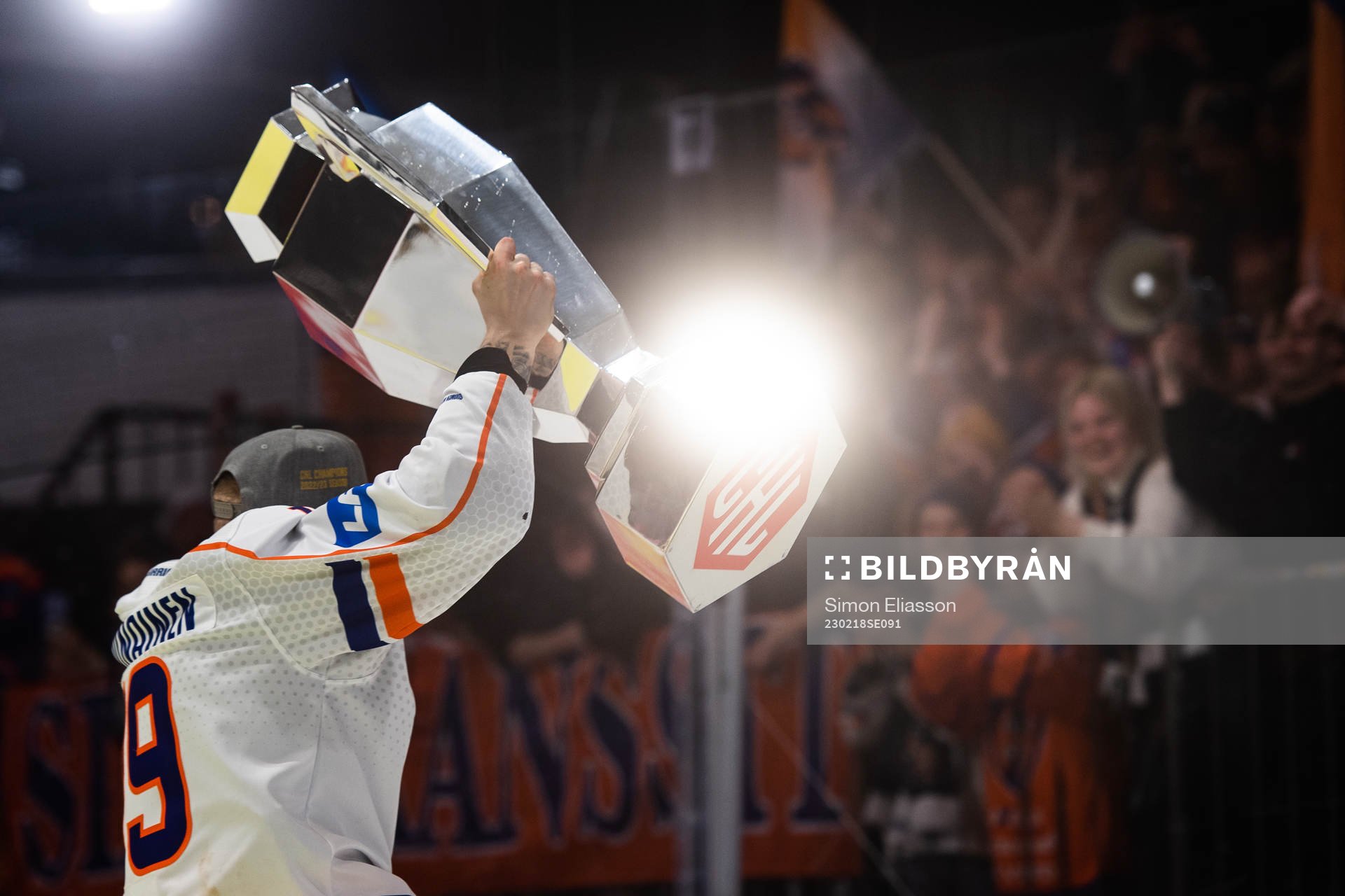 Tapparas Veli Matti Savinainen celebrates with trophy