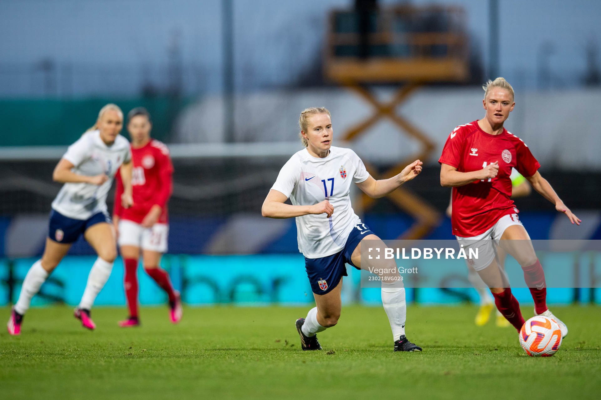Julie Blakstad of Norway and Rikke Marie Madsen of Denmark