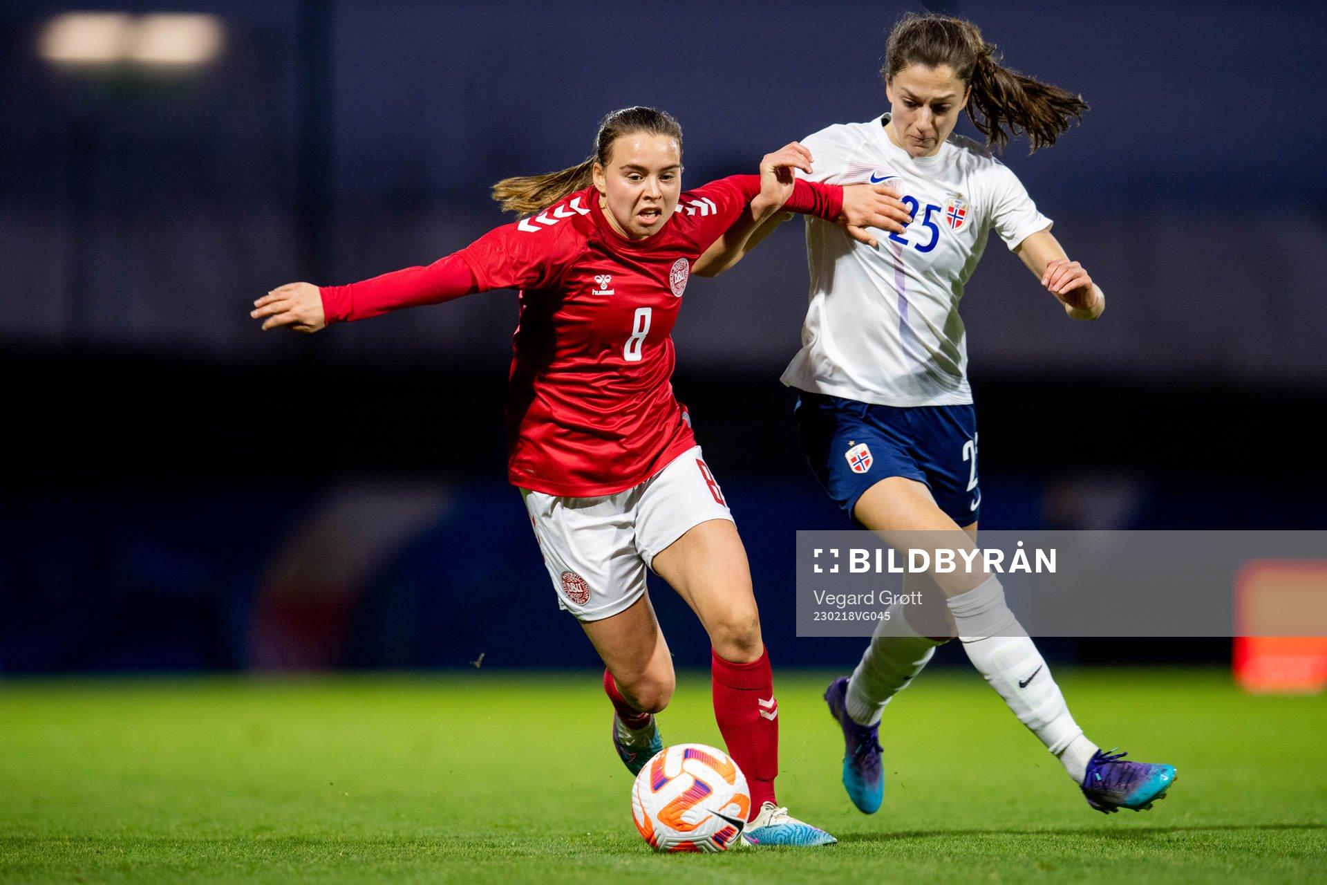 Emma Snerle of Denmark and Emma Stølen Godø of Norway