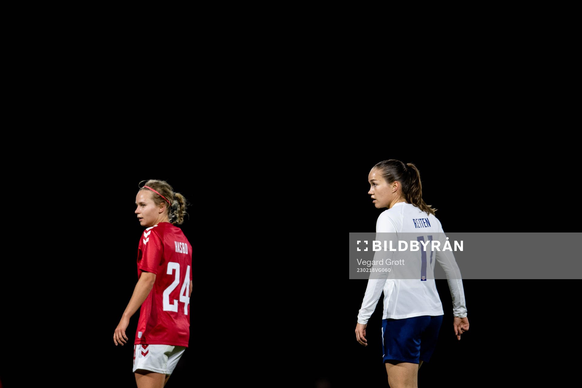 Josefine Hasbo of Denmark and Guro Reiten of Norway