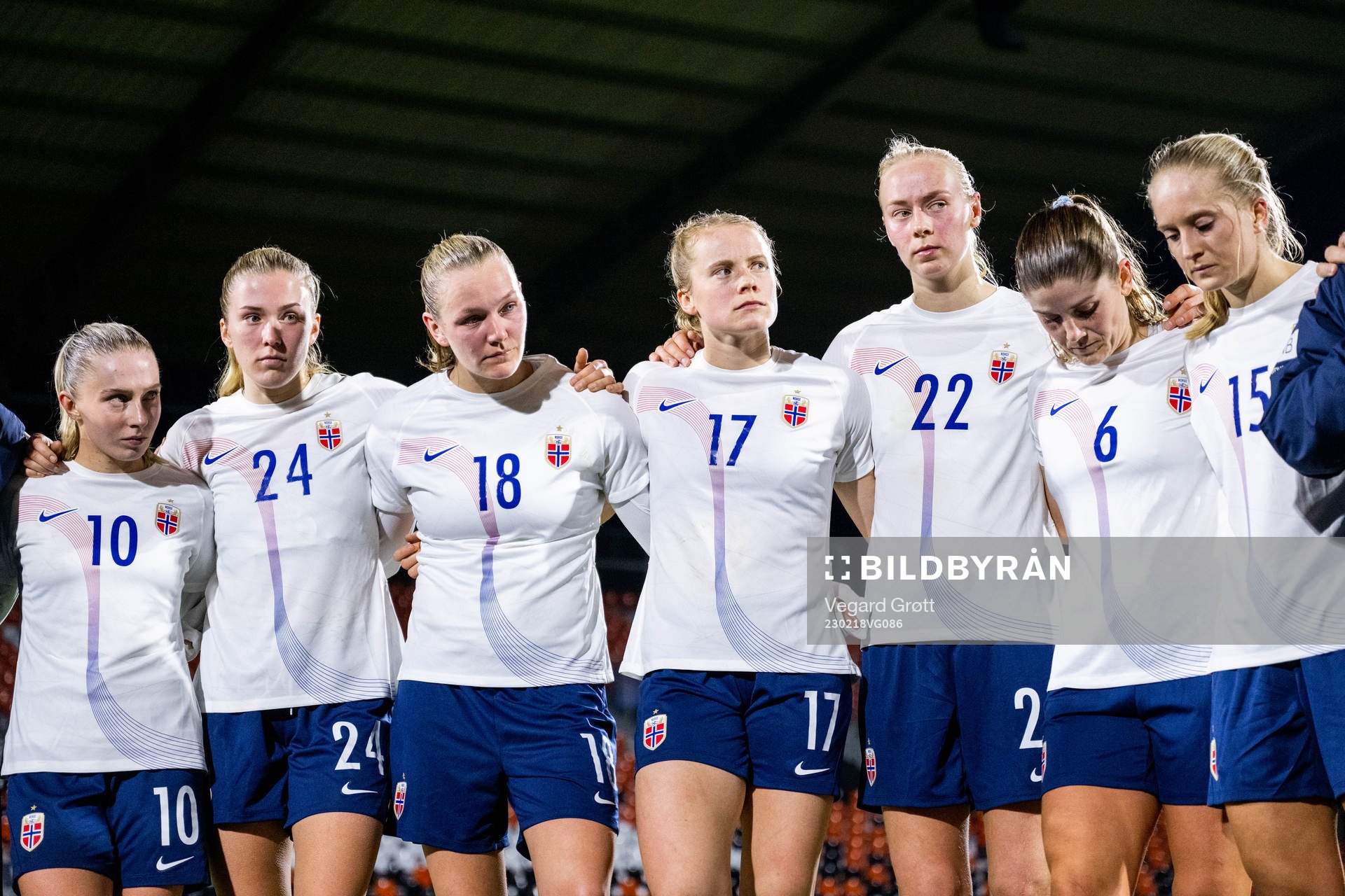 Thea Bjelde, Emilie Nautnes, Frida Maanum, Julie Blakstad,