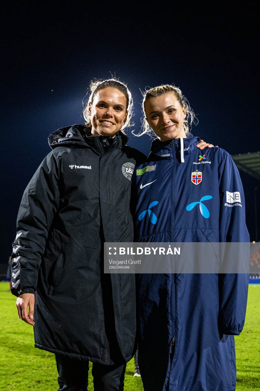 Simone Boye Sørensen of Denmark and Thea Sørbo of Norway