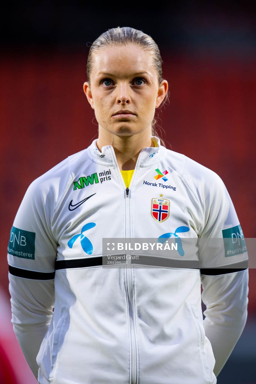 Goalkeeper Guro Pettersen of Norway