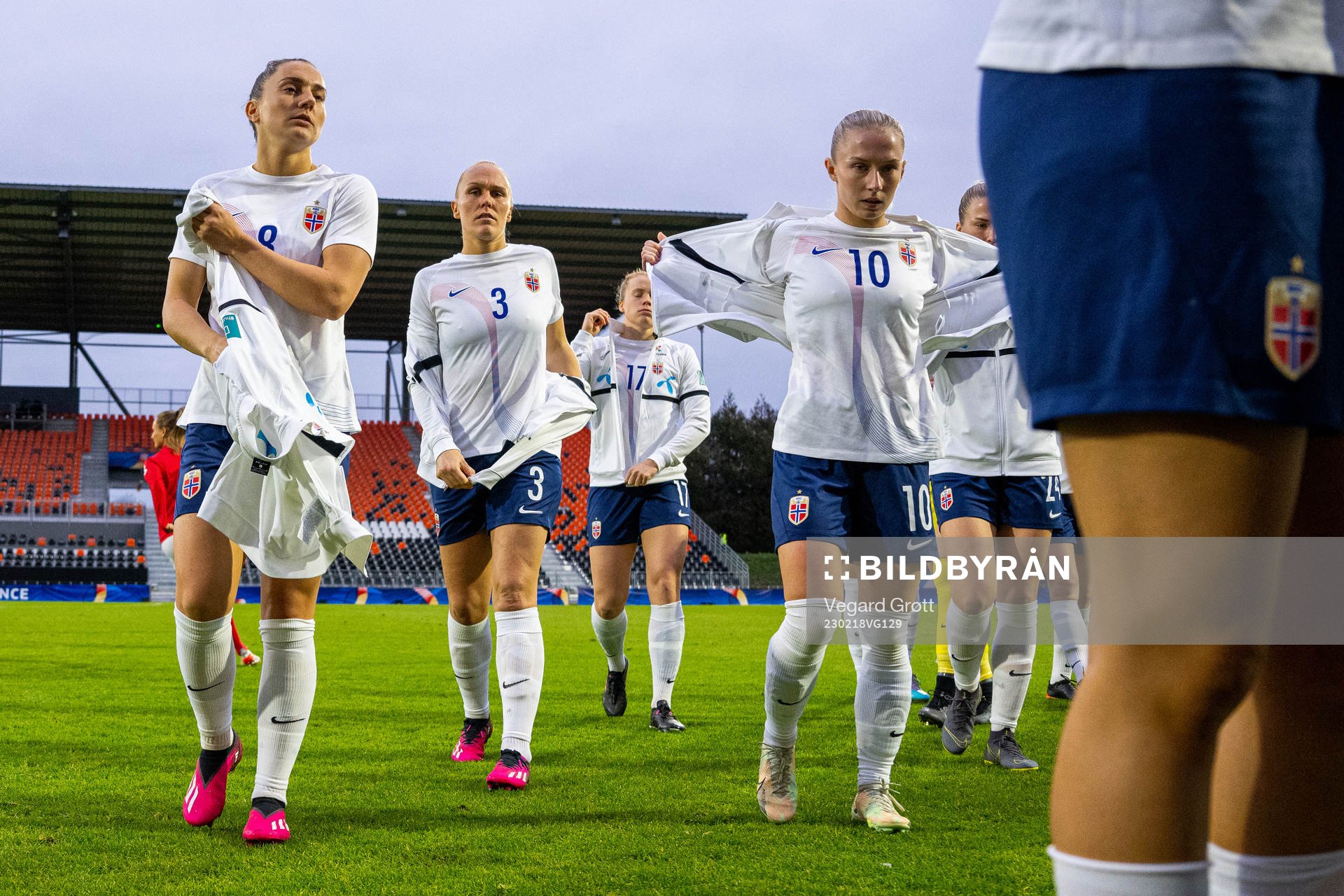 Vilde Bøe Risa, Maria Thorisdottir and Thea Bjelde of