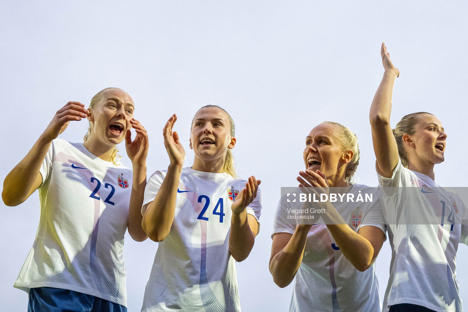 Sara Hørte, Emilie Nautnes, Maria Thorisdottir and Thea